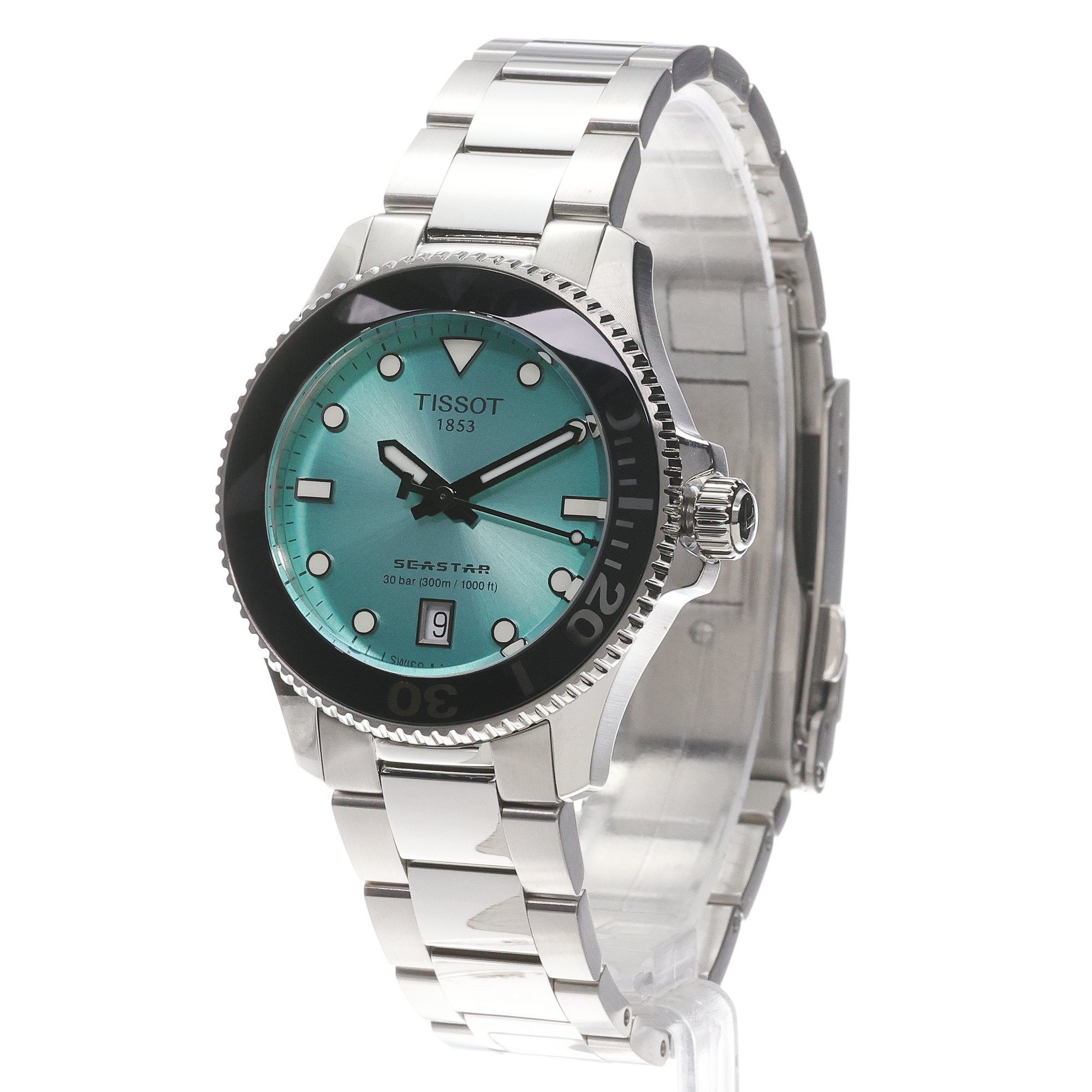 zegarek Tissot T1202101109100 srebrny Seastar