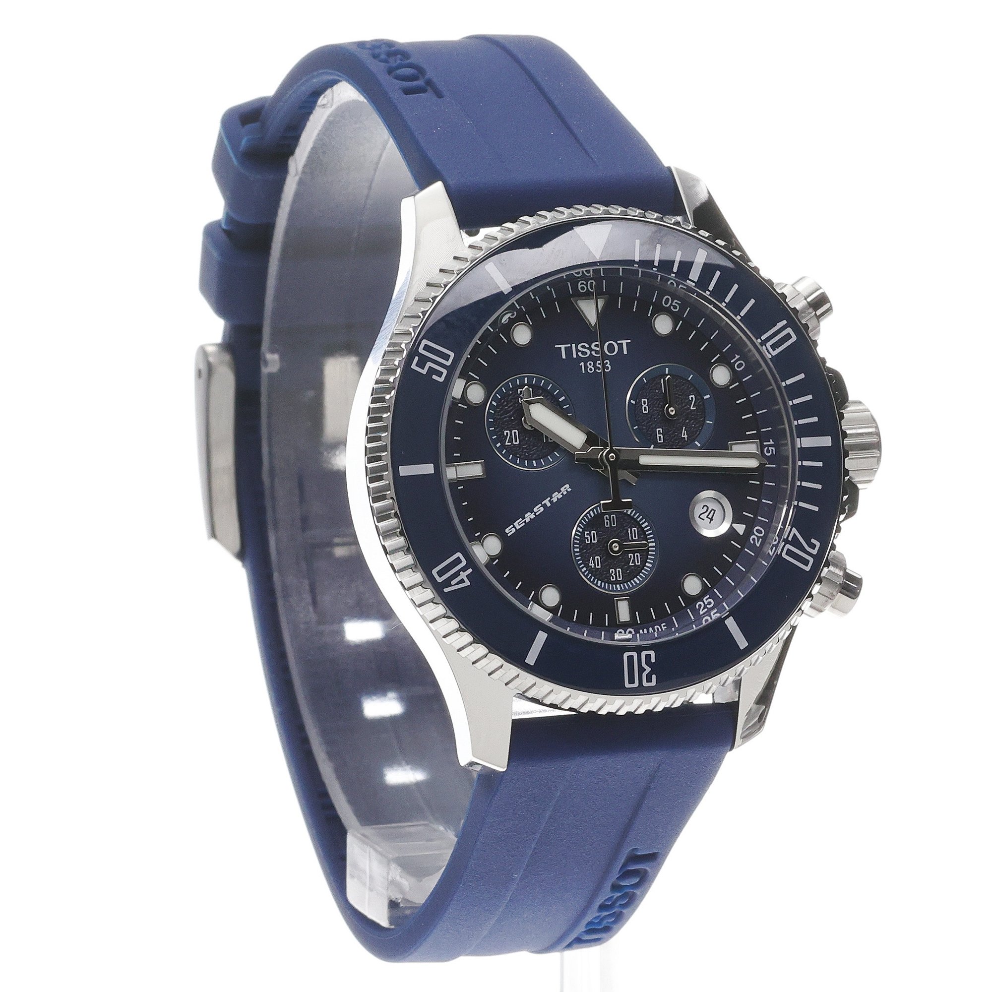 zegarek Tissot T1202171704100 srebrny Seastar - miniatura 3