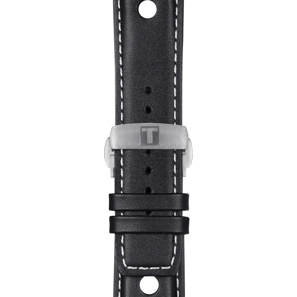 Tissot T124.427.16.051.00 zegarek srebrny sportowy HERITAGE 1973 pasek