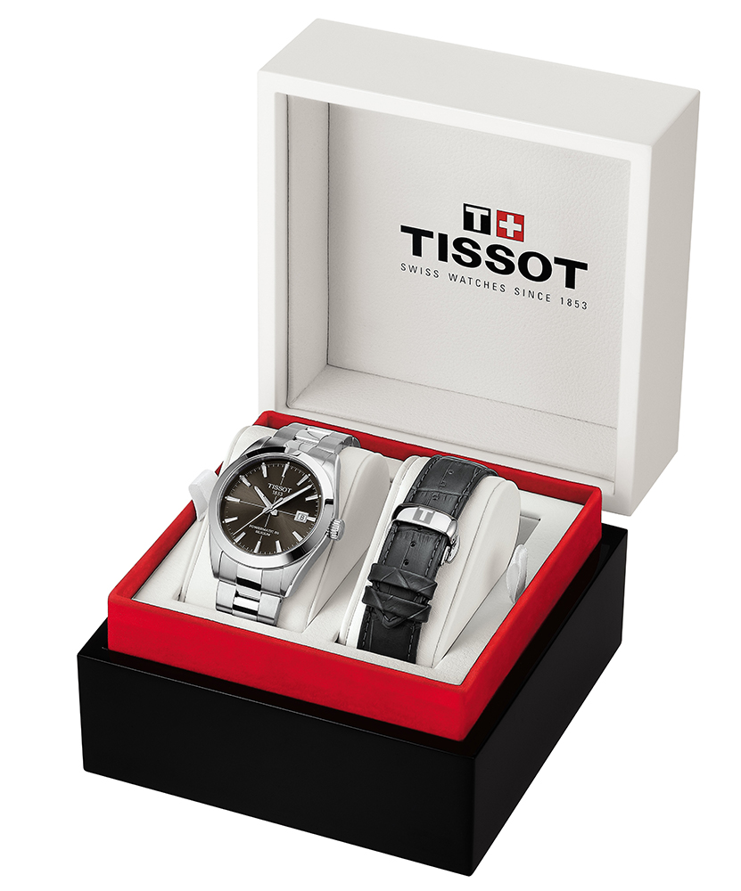 zegarek Tissot T127.407.11.061.00 srebrny Gentleman - miniatura 9