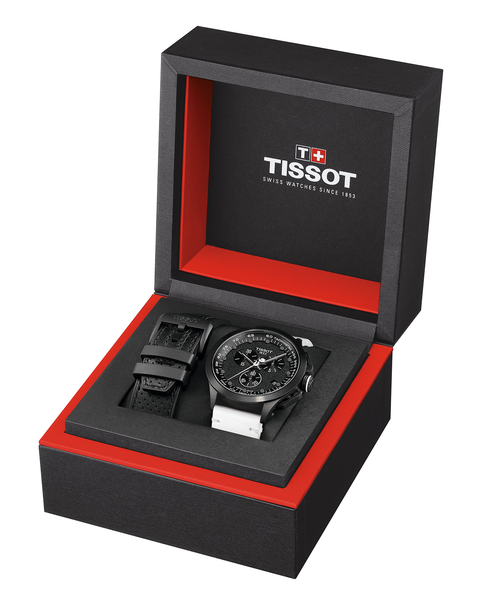 zegarek Tissot T1354173605100 czarny T-Race - miniatura 8
