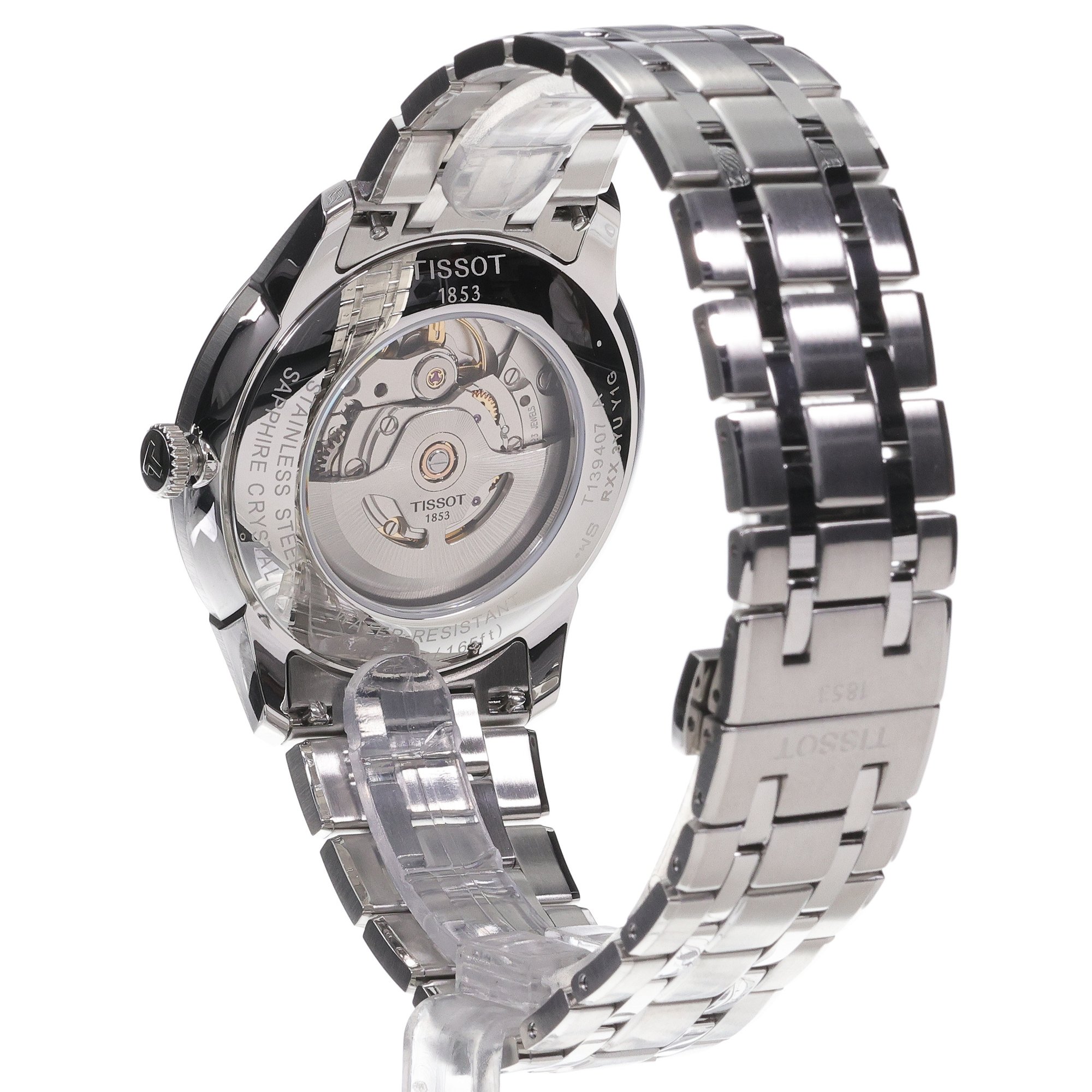 zegarek Tissot T1394071106800 automatyczny męski Chemin des Tourelles CHEMIN DES TOURELLES POWERMATIC 80 42mm - miniatura 4