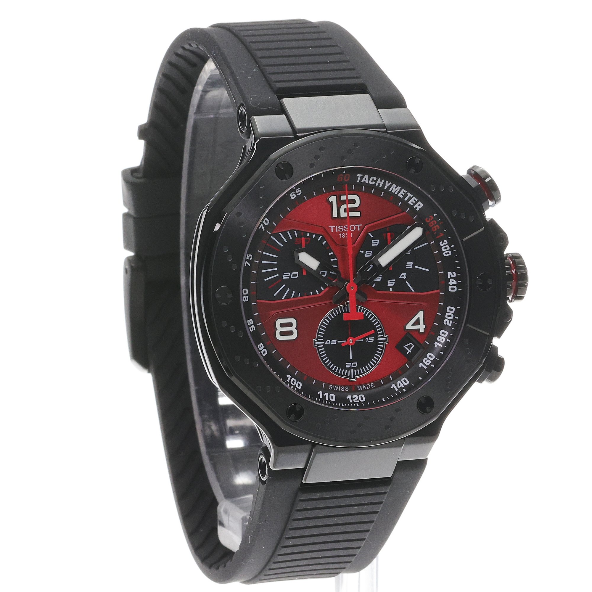 zegarek Tissot T1414173742200 T-RACE MOTOGP CHRONOGRAPH 2026 45mm LIMITED EDITION T-Race szafirowe - miniatura 3