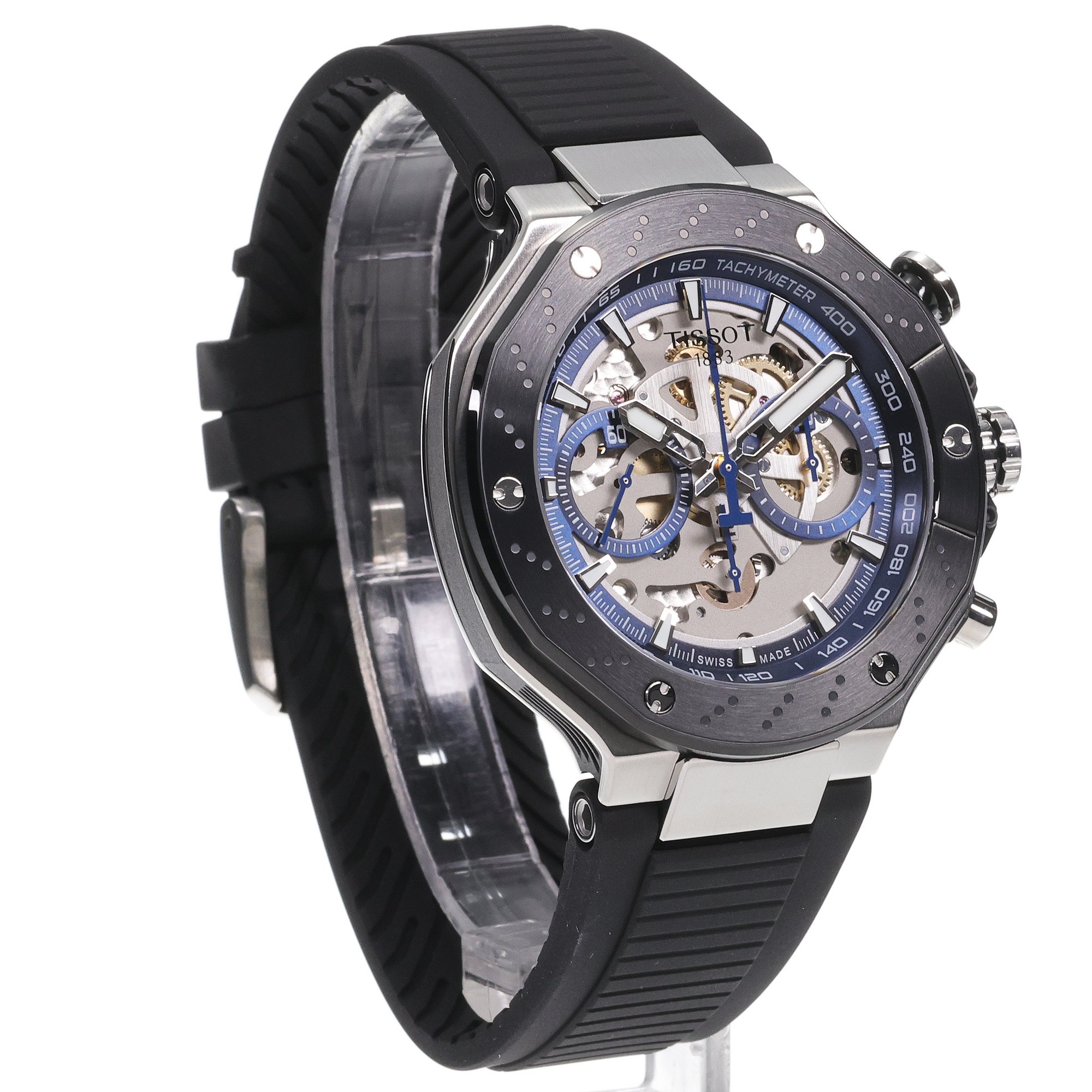 zegarek Tissot T1414622704100 T-Race MotoGP Automatic Chronograph T-Race szafirowe - miniatura 3