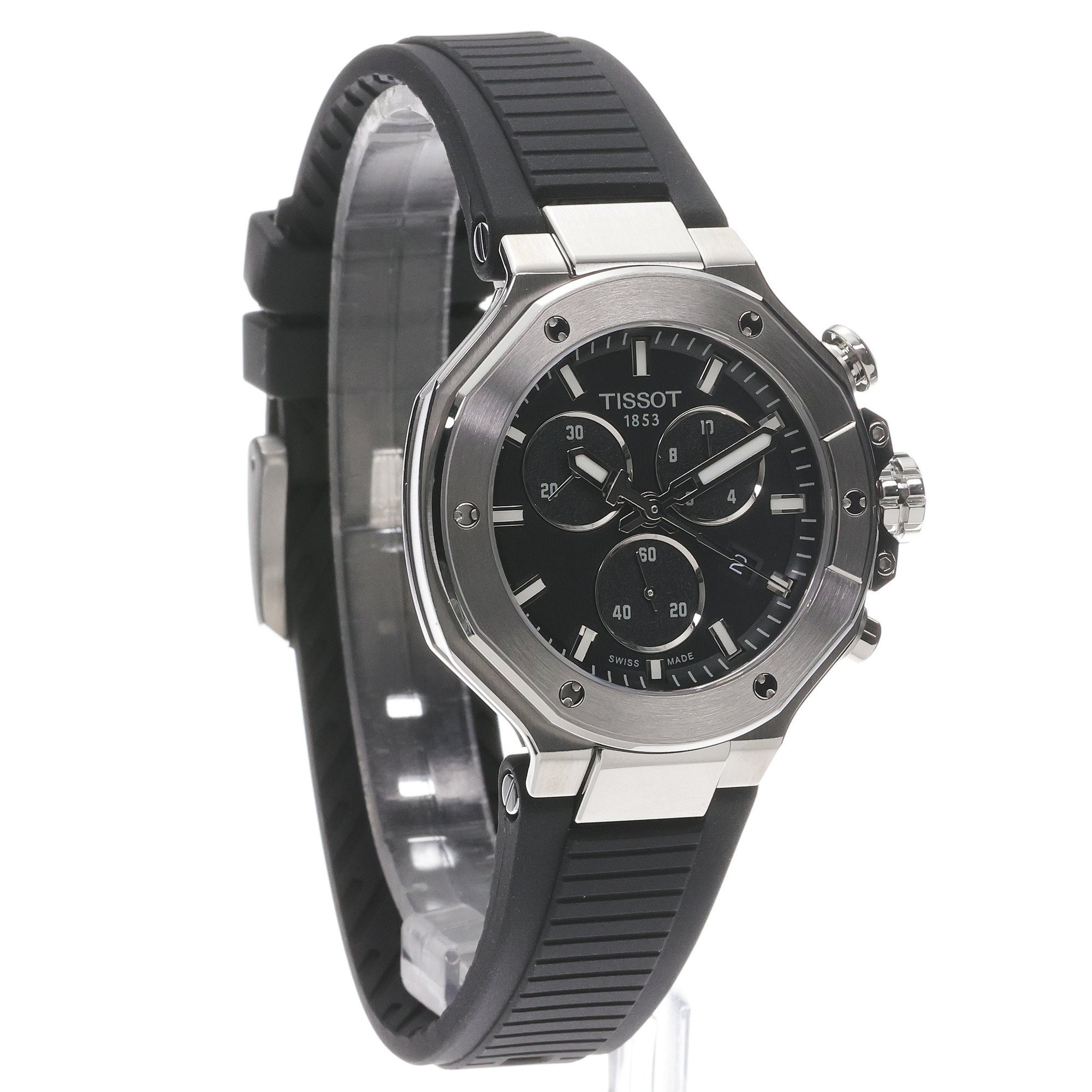 zegarek Tissot T1418171705100 kwarcowy męski T-Race T-Race 38mm - miniatura 3
