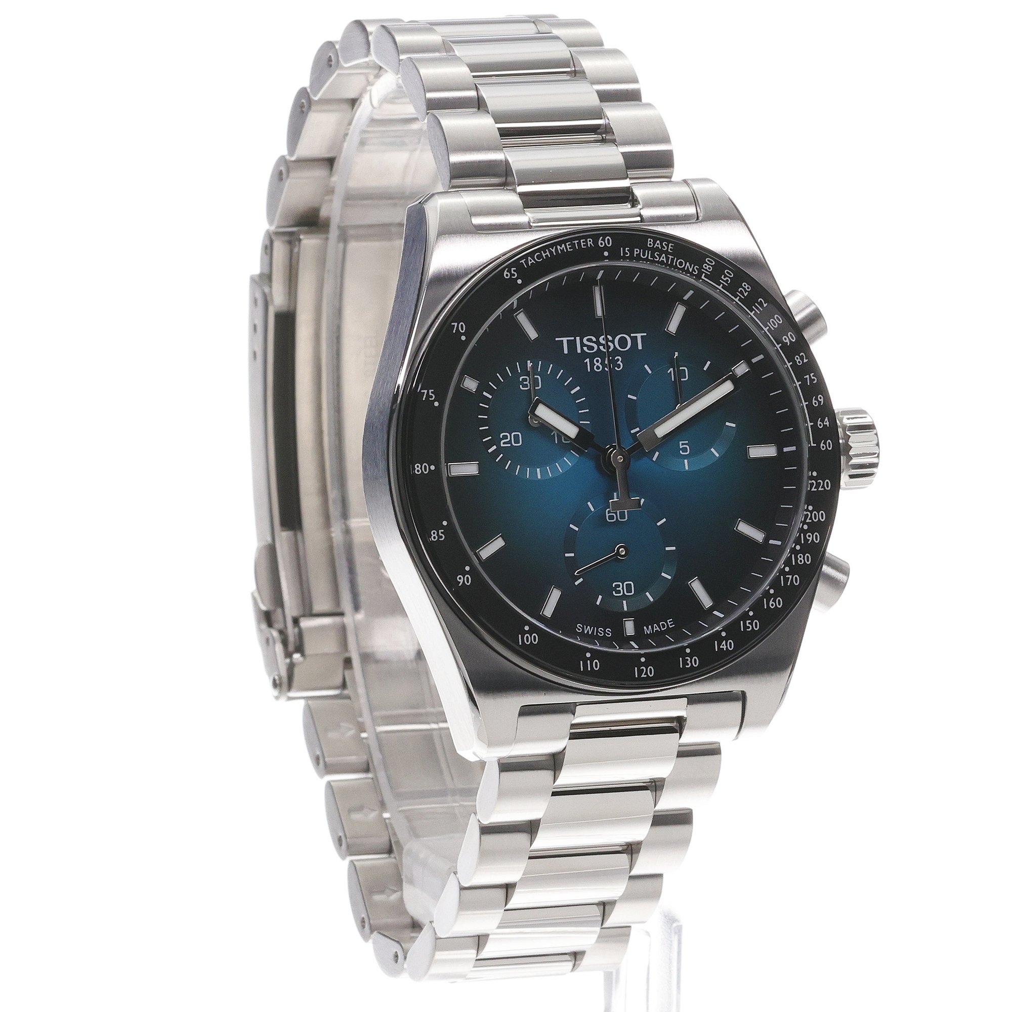 zegarek Tissot T1494171104101 kwarcowy męski PR 516 PR 516 CHRONOGRAPH 40mm - miniatura 3