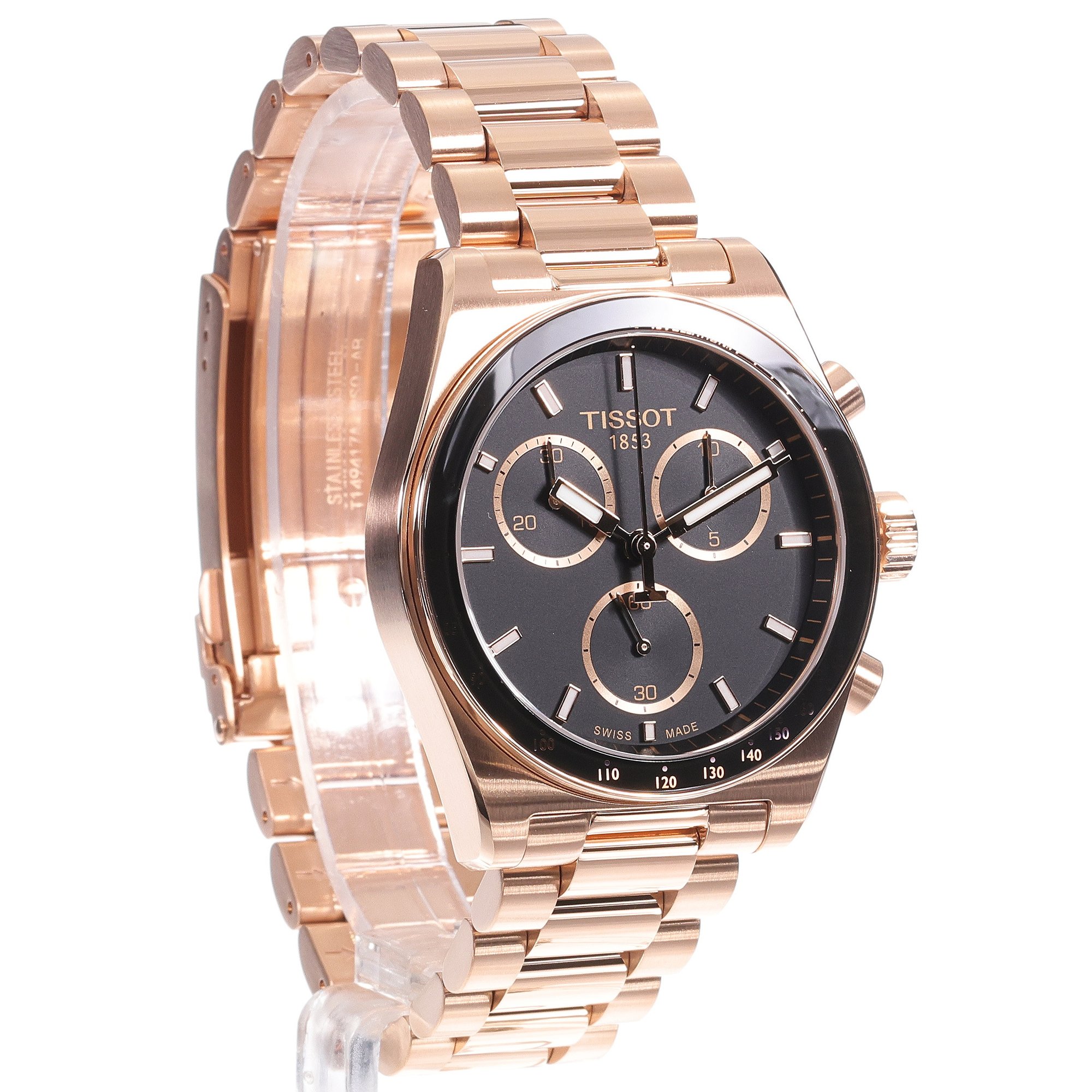 zegarek Tissot T1494173305100 kwarcowy męski PR 516 PR516 Quartz Chronograph - miniatura 3