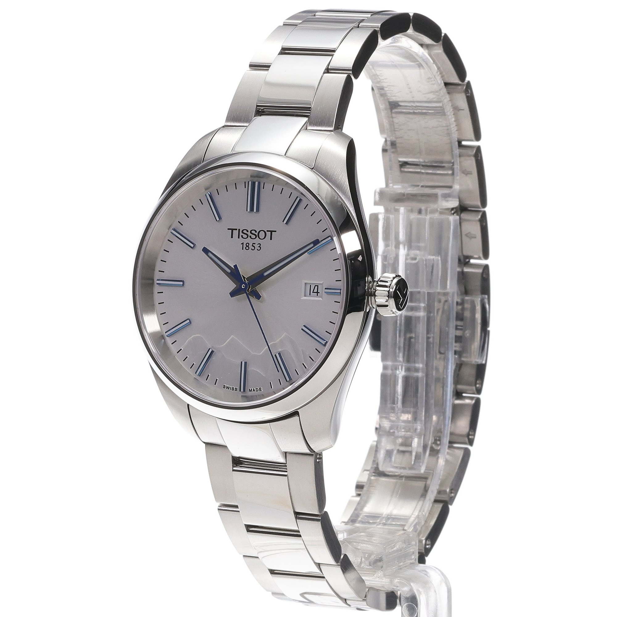 zegarek Tissot T1502101103101 PR 100 Jungfraubahn Quartz 34mm PR 100 szafirowe - miniatura 2