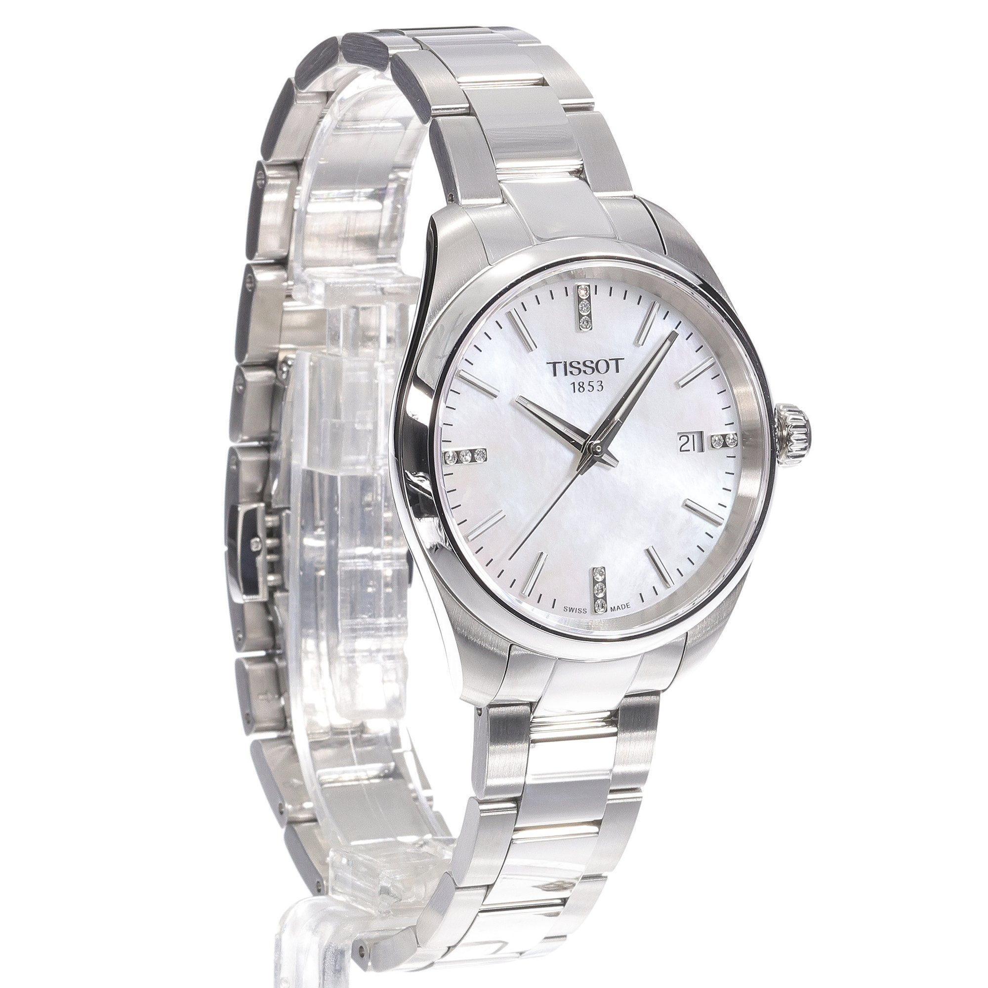 zegarek Tissot T1502101111600 kwarcowy damski PR 100 PR 100 Quartz 34mm