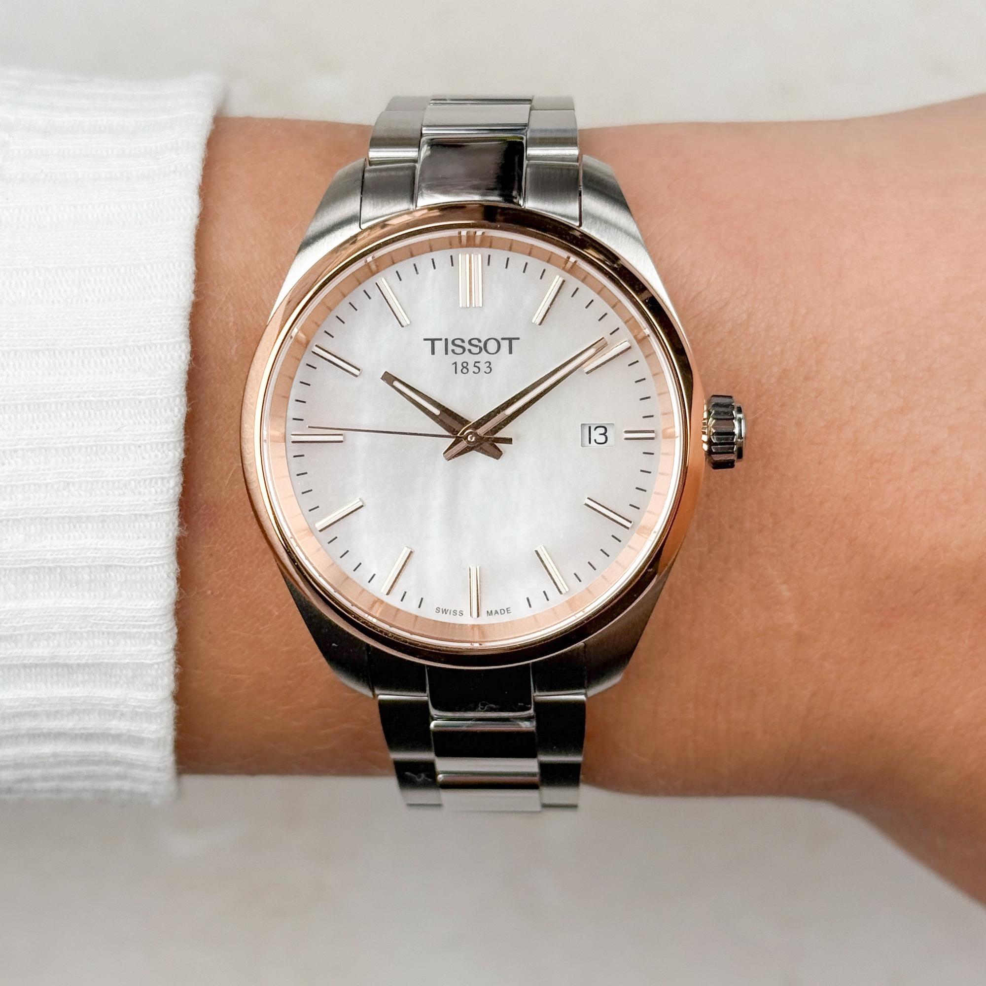 zegarek Tissot T1502102111100 kwarcowy damski T-Classic PR 100 Lady 34mm