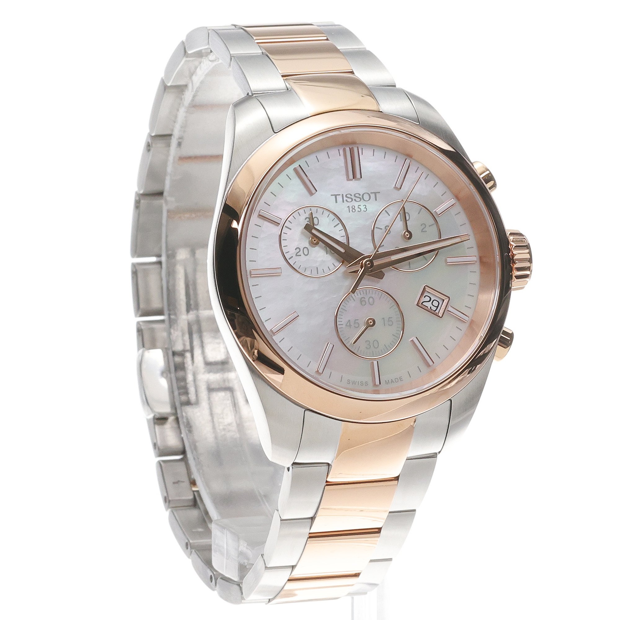 zegarek Tissot T1502172211100 kwarcowy damski PR 100 PR 100 36mm - miniatura 3