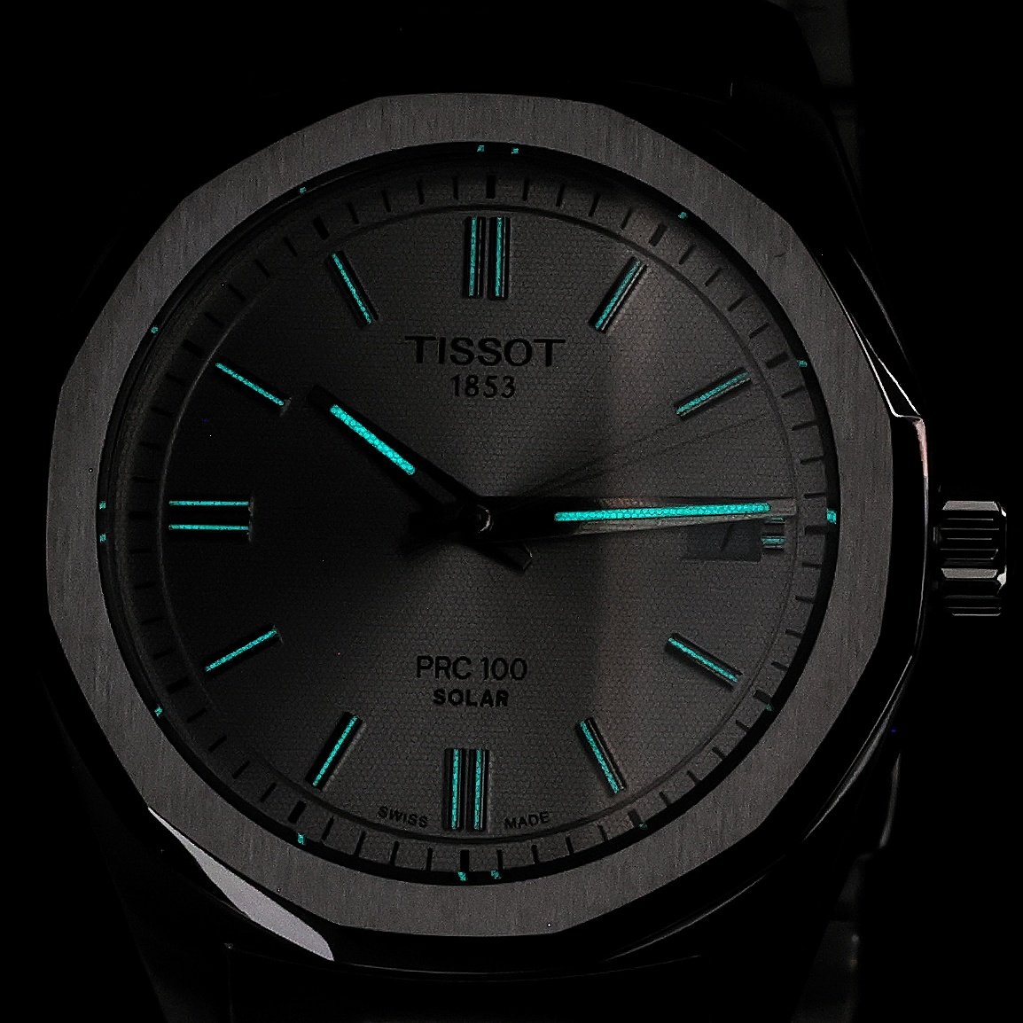 zegarek Tissot T1518221103100 PRC 100 Solar PRC 100 szafirowe