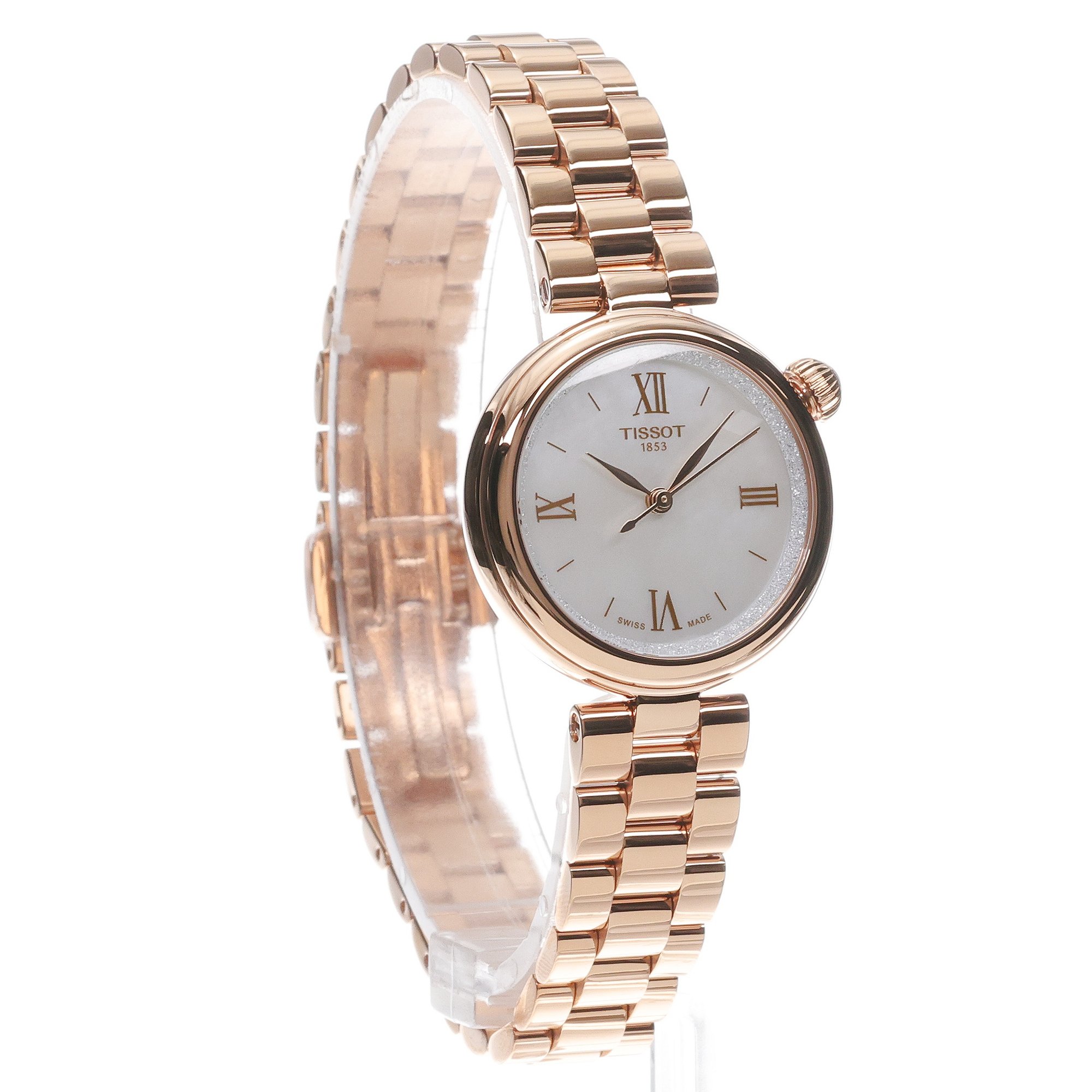 zegarek Tissot T1520103311801 kwarcowy damski Desir Desir 28mm - miniatura 3