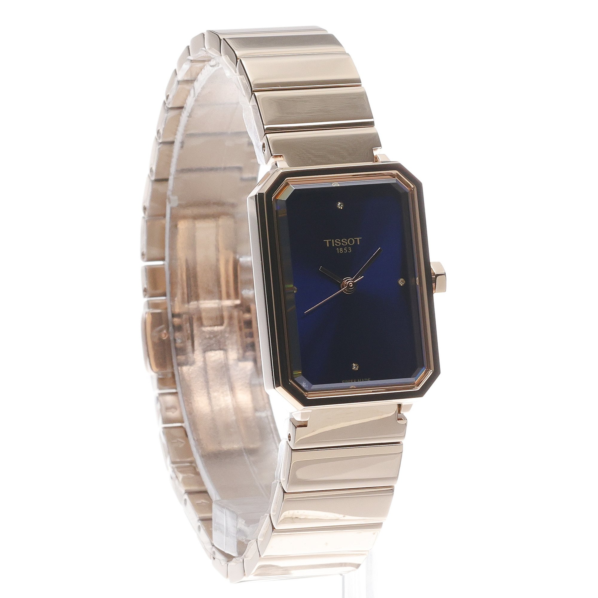 zegarek Tissot T1601103304600 różowe złoto SRV - miniatura 3