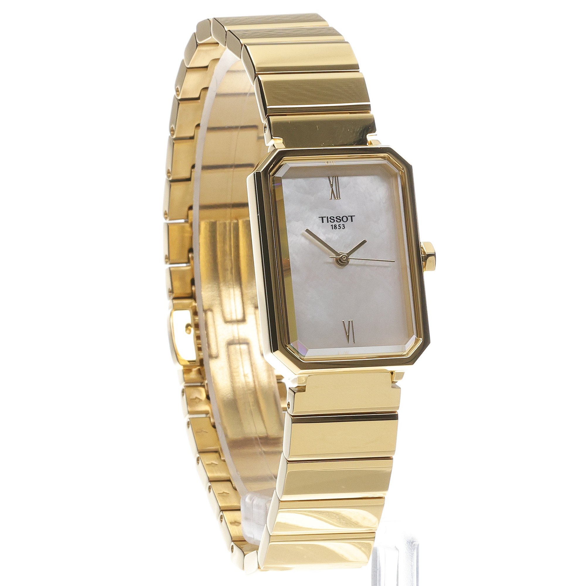 zegarek Tissot T1601103311300 kwarcowy damski SRV SRV 30mm White Mother of Pearl Dial Steel Bracelet - miniatura 3