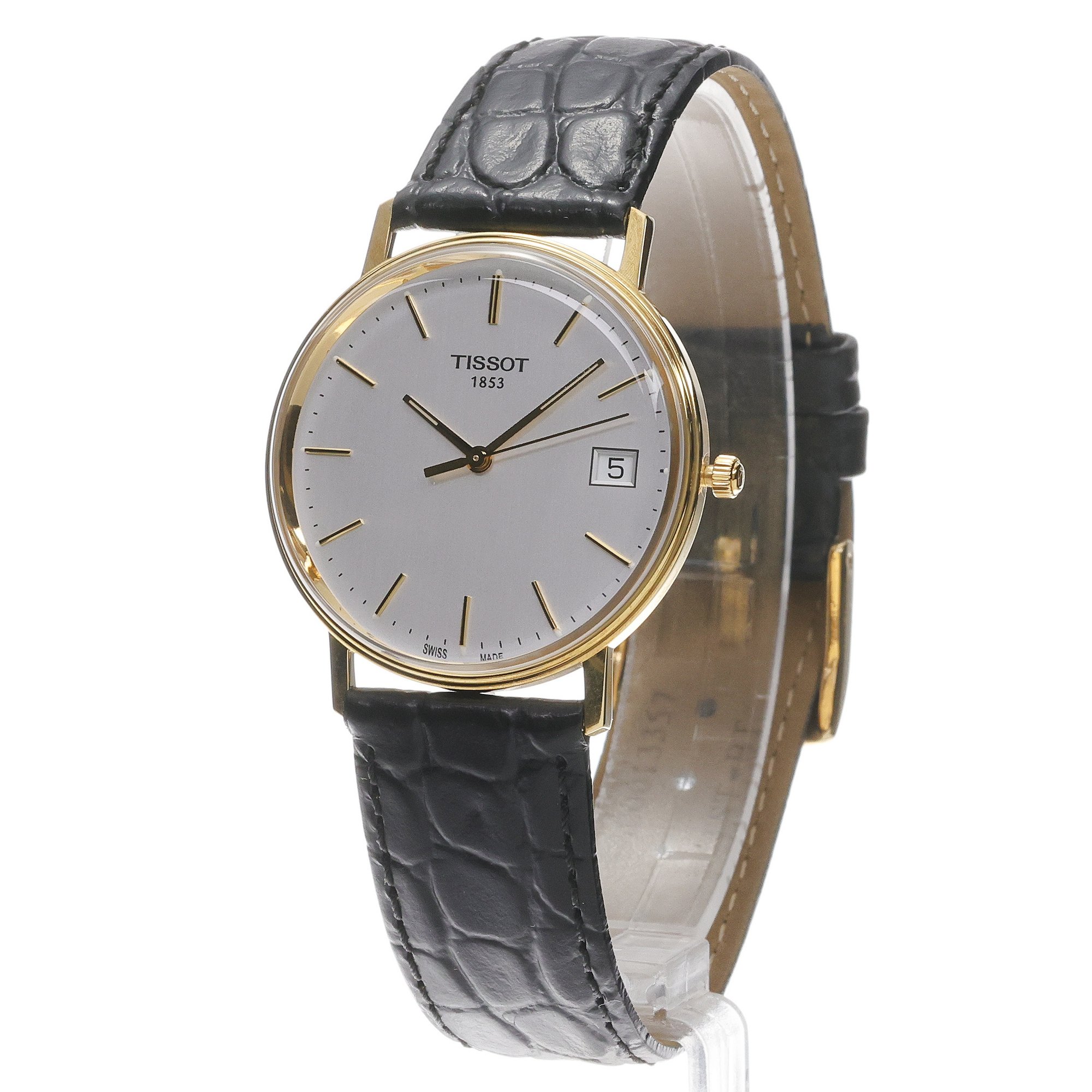 zegarek Tissot T71340131 GOLDRUN HESALITE 18K GOLD 34mm Goldrun hesalitowe - miniatura 2