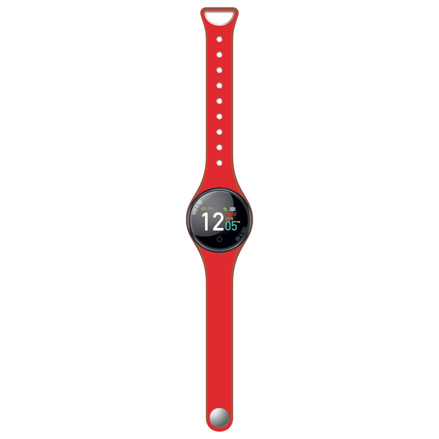 zegarek TM-FREETIME-RED damski z krokomierz Freetime - miniatura 3