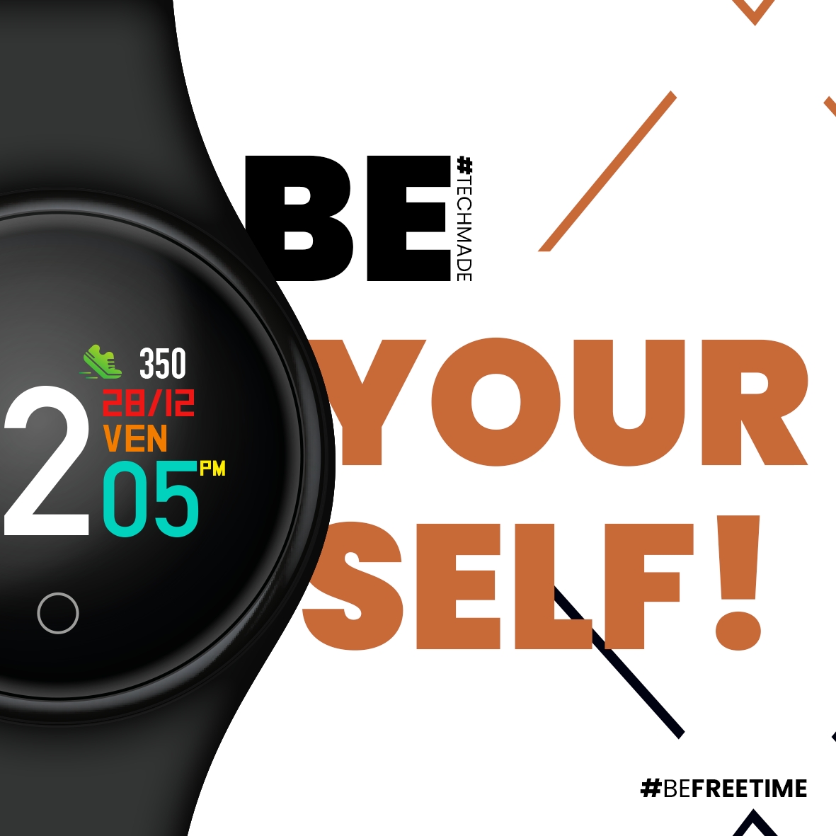 zegarek TM-FREETIME-YE pomarańczowy Freetime - miniatura 5