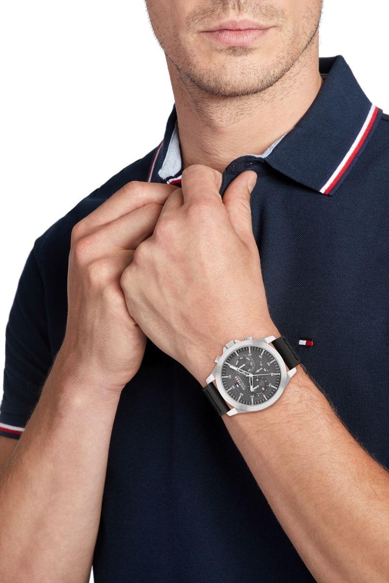 zegarek Tommy Hilfiger 1710521 srebrny Męskie