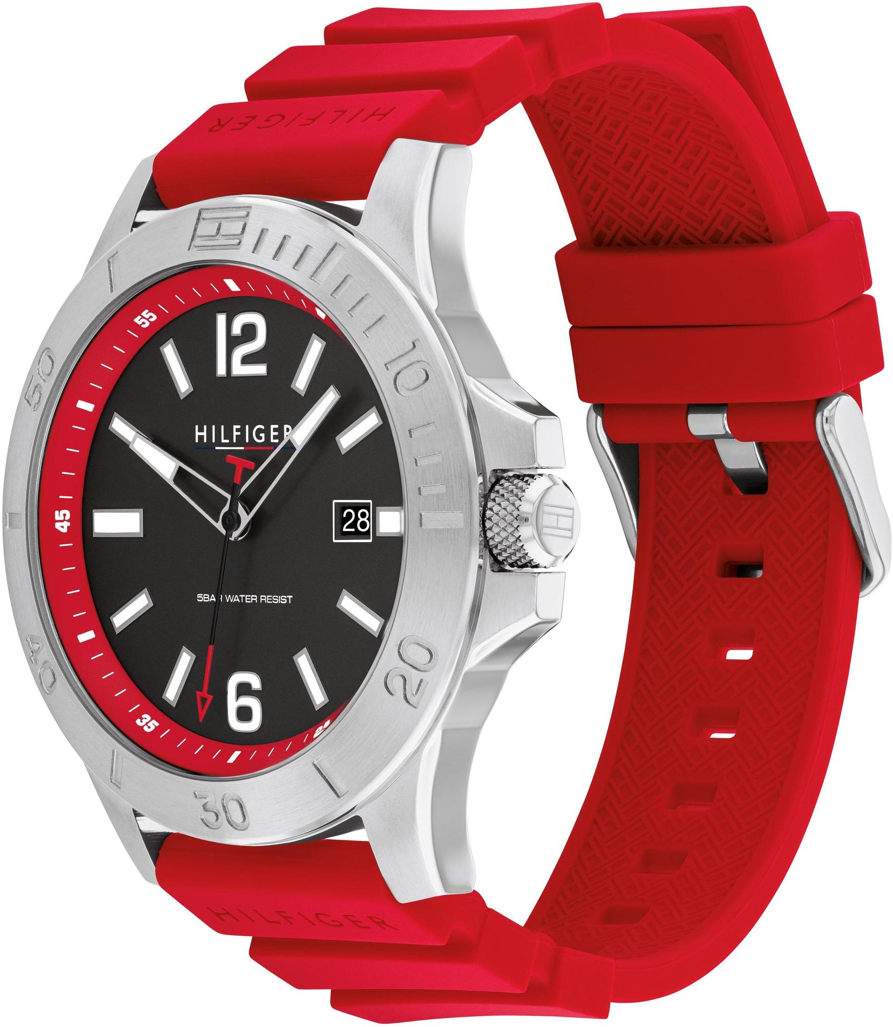 zegarek Tommy Hilfiger 1710540 srebrny Męskie