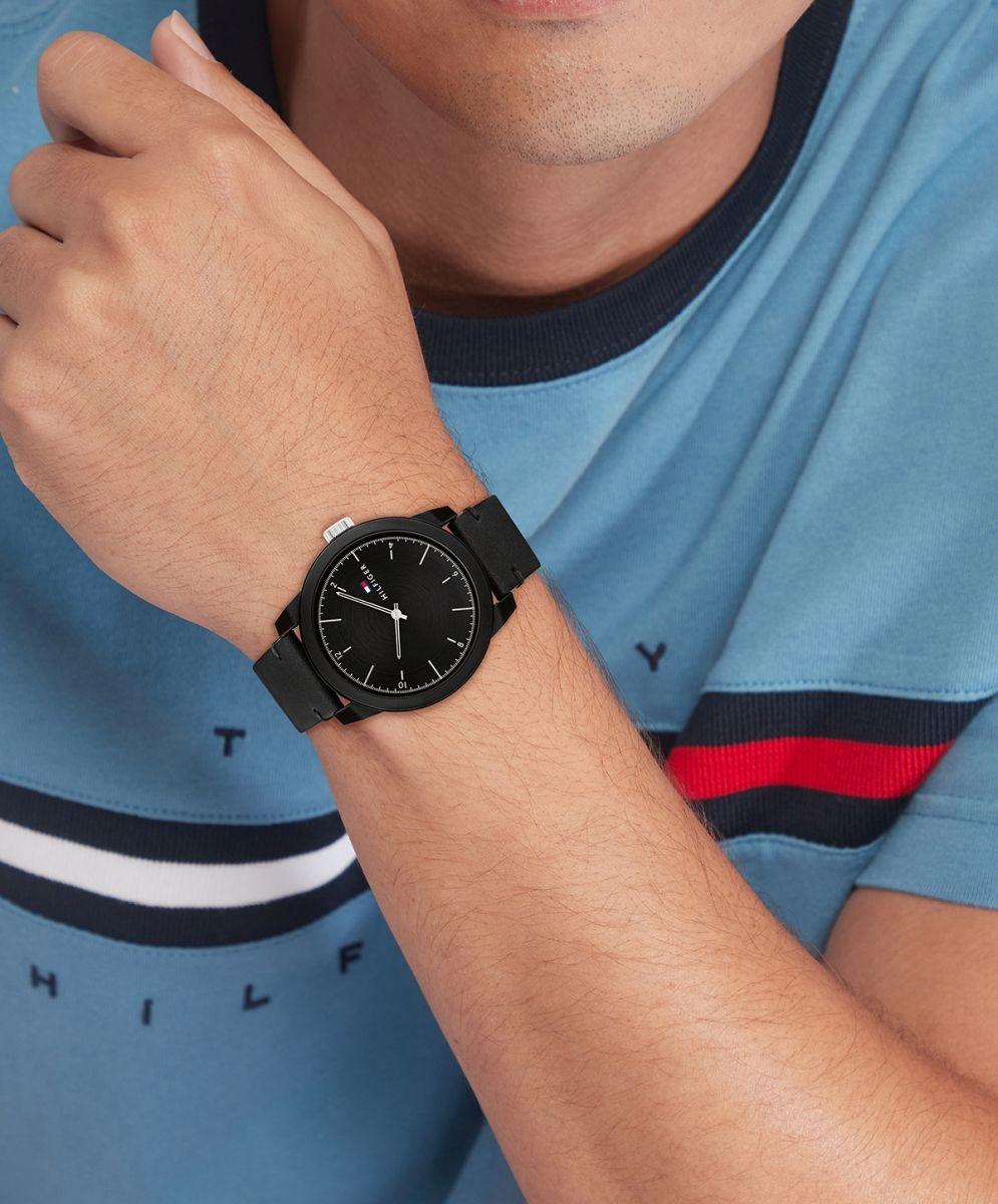 zegarek Tommy Hilfiger 1710542 czarny Męskie - miniatura 7