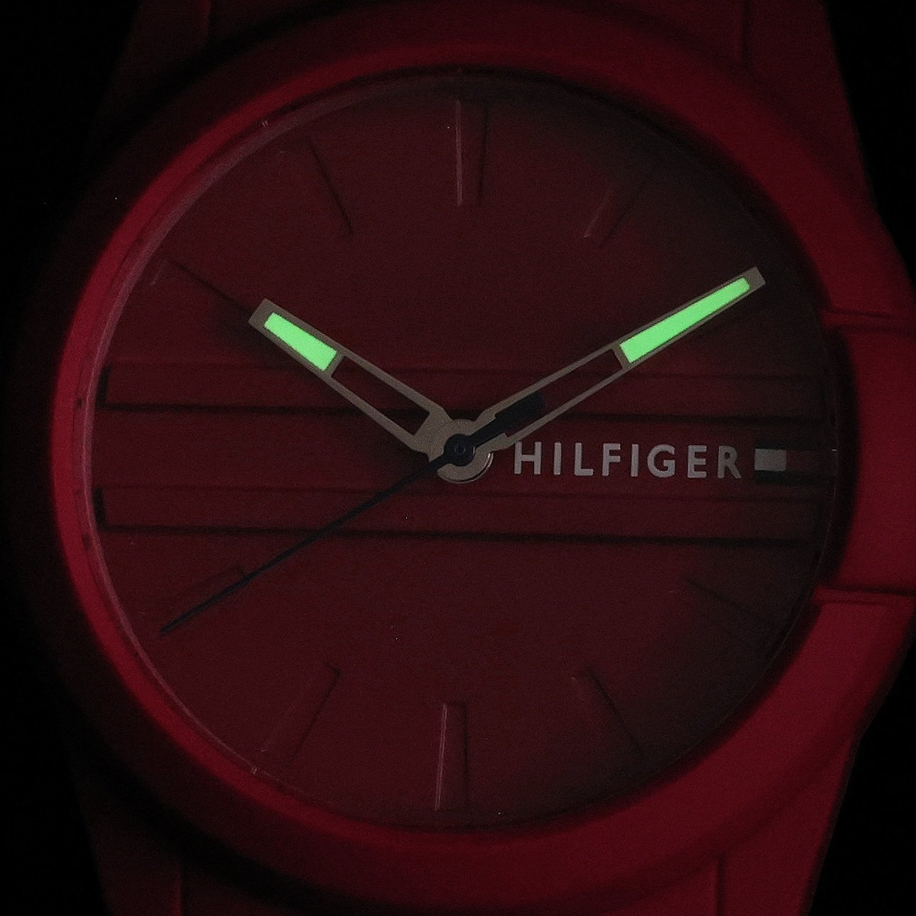 zegarek Tommy Hilfiger 1710598 czerwony Męskie - miniatura 5
