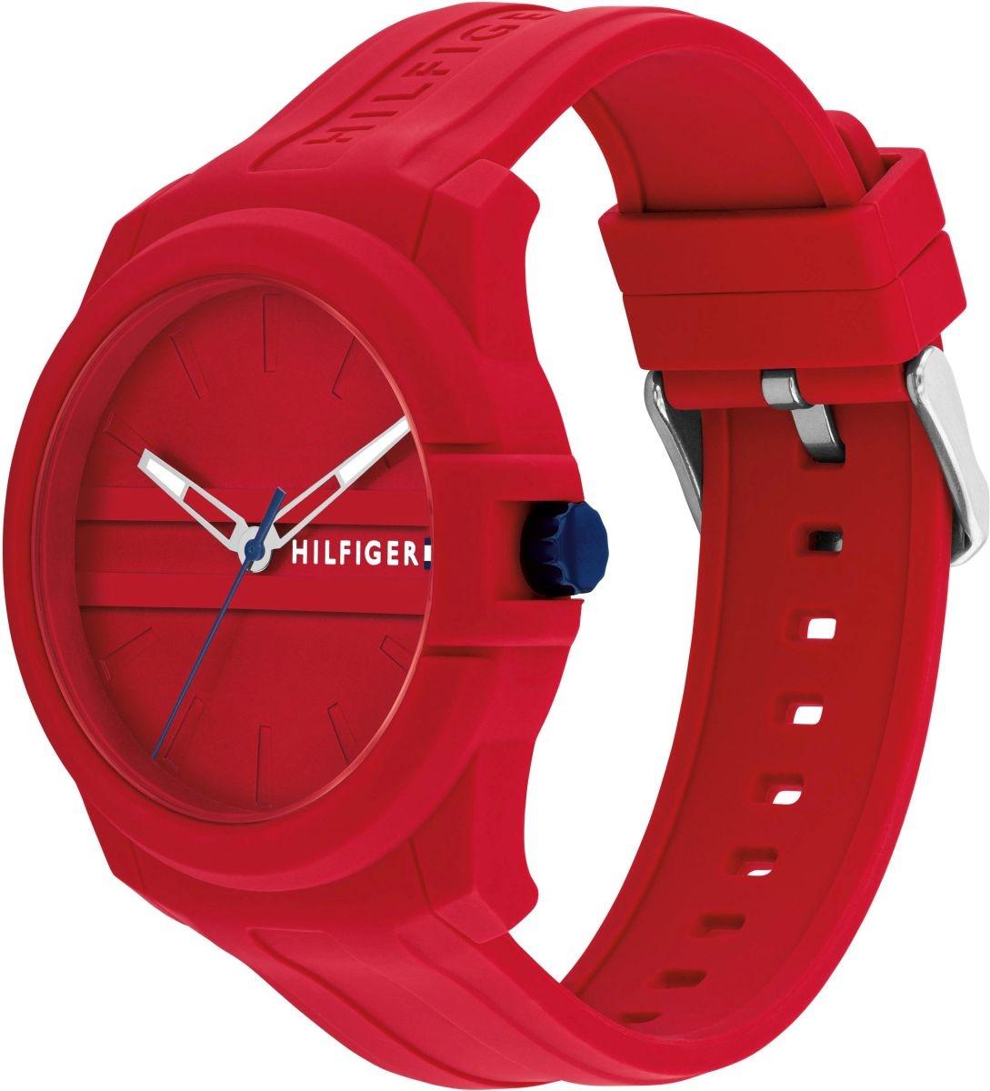 zegarek Tommy Hilfiger 1710598 czerwony Męskie - miniatura 6