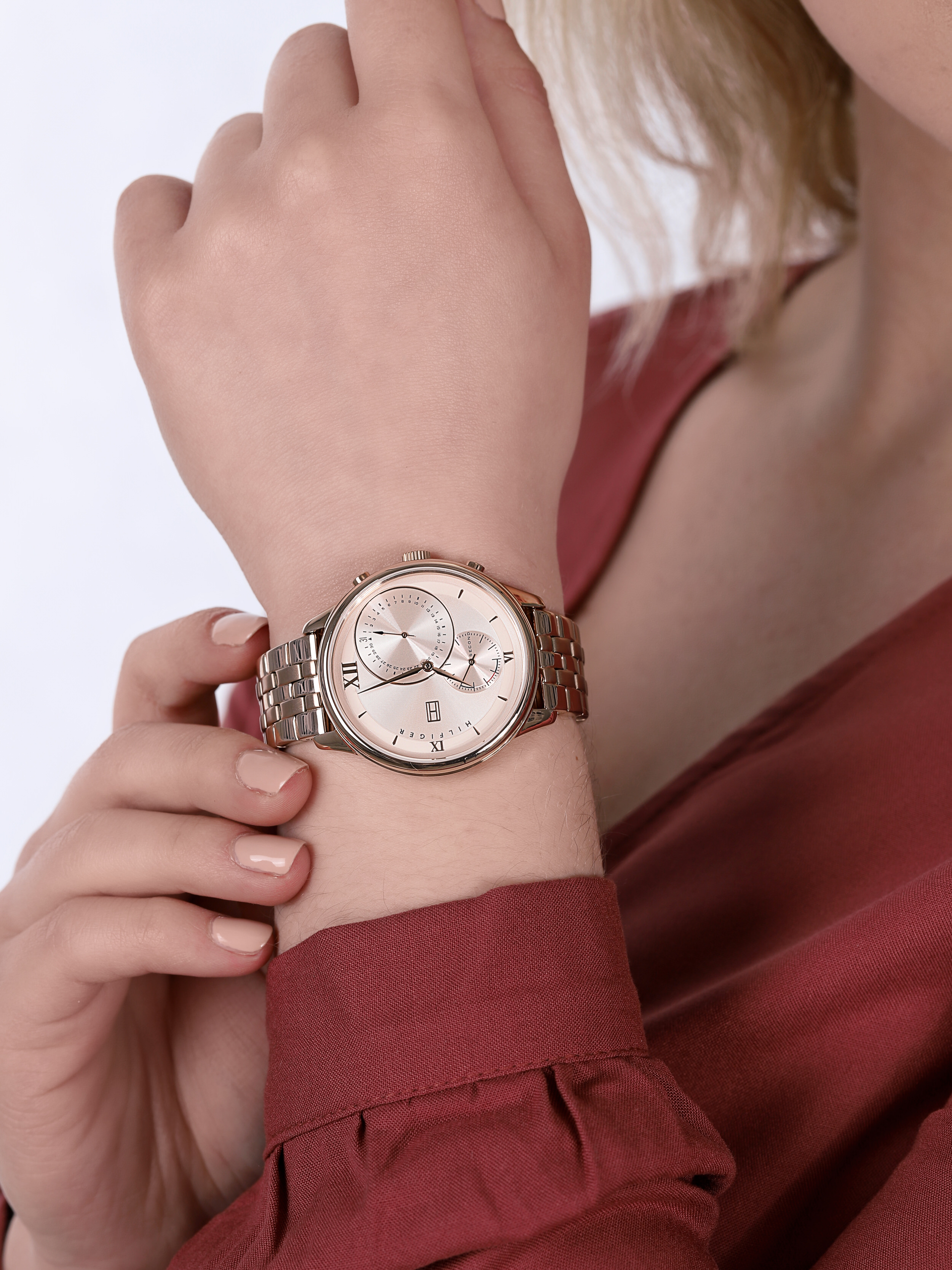 zegarek Tommy Hilfiger 1782134 różowe złoto Damskie - miniatura 5