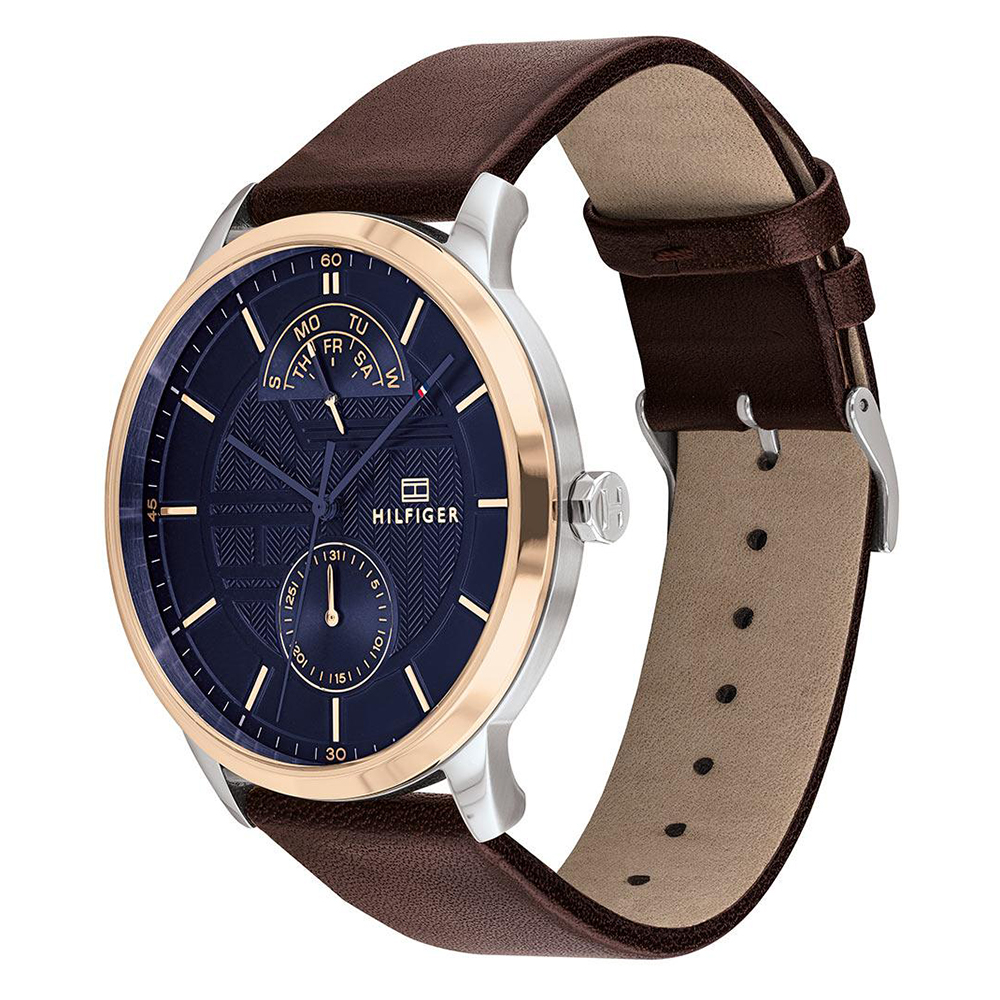 Tommy Hilfiger 1791605 zegarek srebrny fashion/modowy Męskie pasek - miniatura 5
