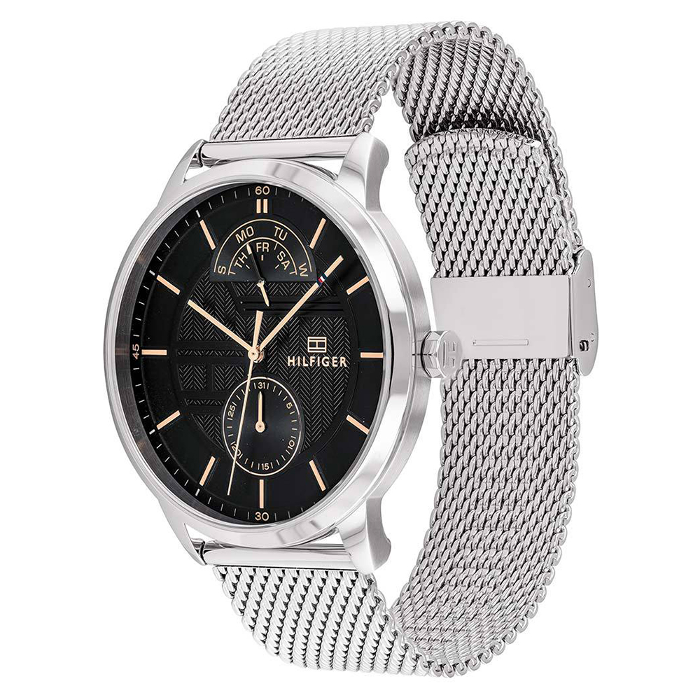 Tommy Hilfiger 1791610 zegarek srebrny fashion/modowy Męskie bransoleta - miniatura 5