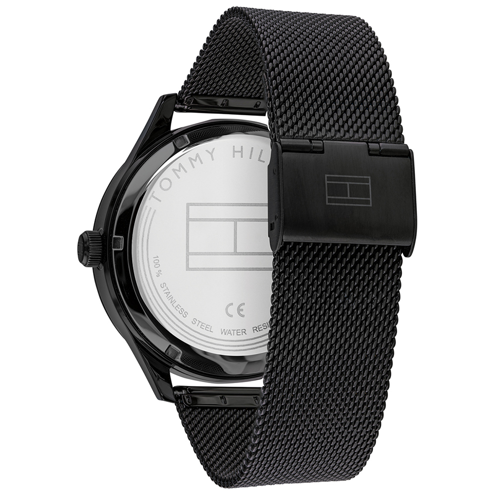 Tommy Hilfiger 1791644 zegarek czarny klasyczny Męskie bransoleta - miniatura 5