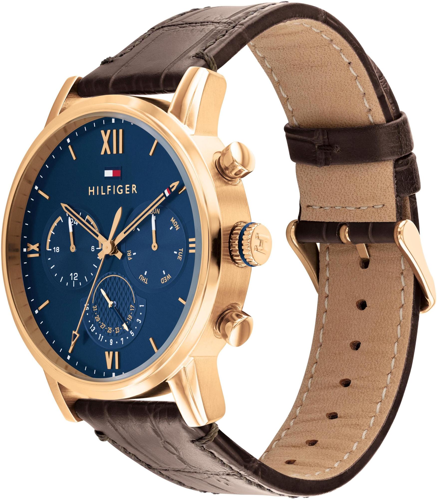 zegarek Tommy Hilfiger 1791933 różowe złoto Męskie - miniatura 5