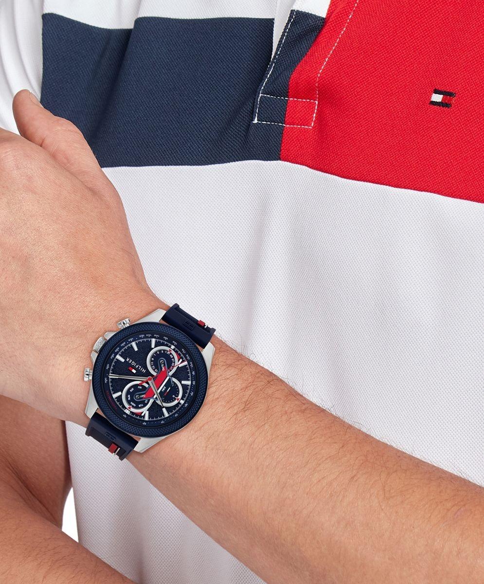 zegarek Tommy Hilfiger 1792083 srebrny Męskie