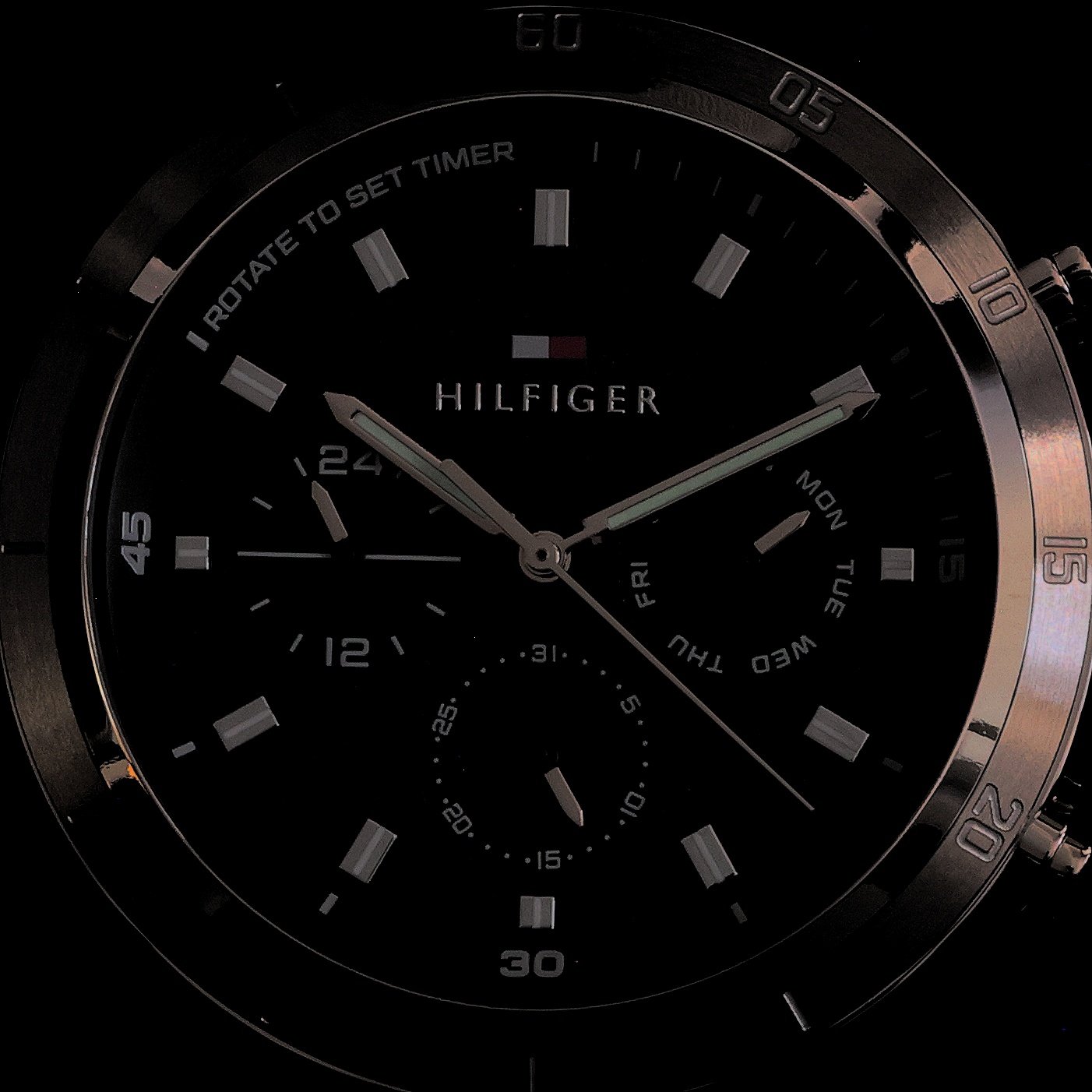 zegarek Tommy Hilfiger 1792104 srebrny Męskie