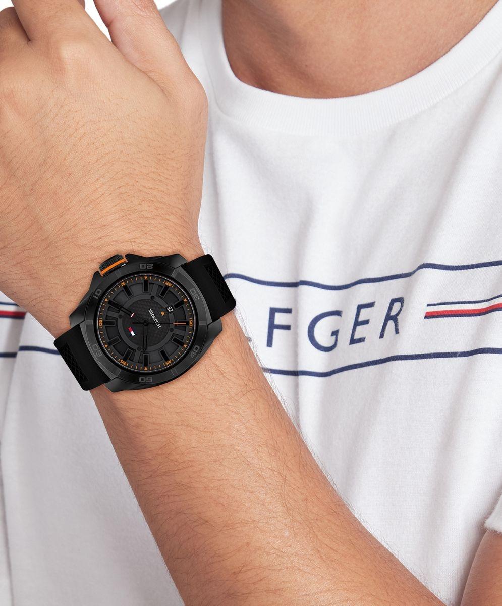 zegarek Tommy Hilfiger 1792137 czarny Męskie