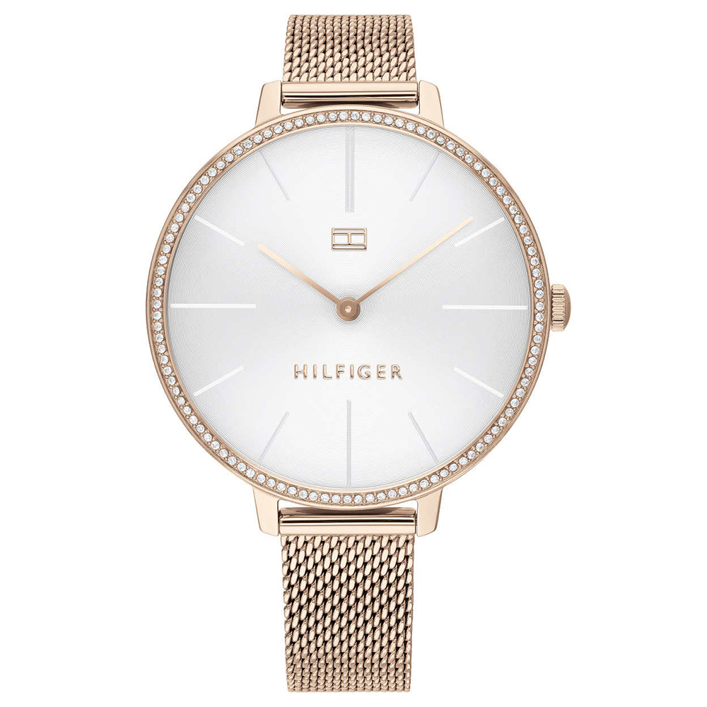 Tommy Hilfiger 2770055 zegarek różowe złoto klasyczny Damskie bransoleta