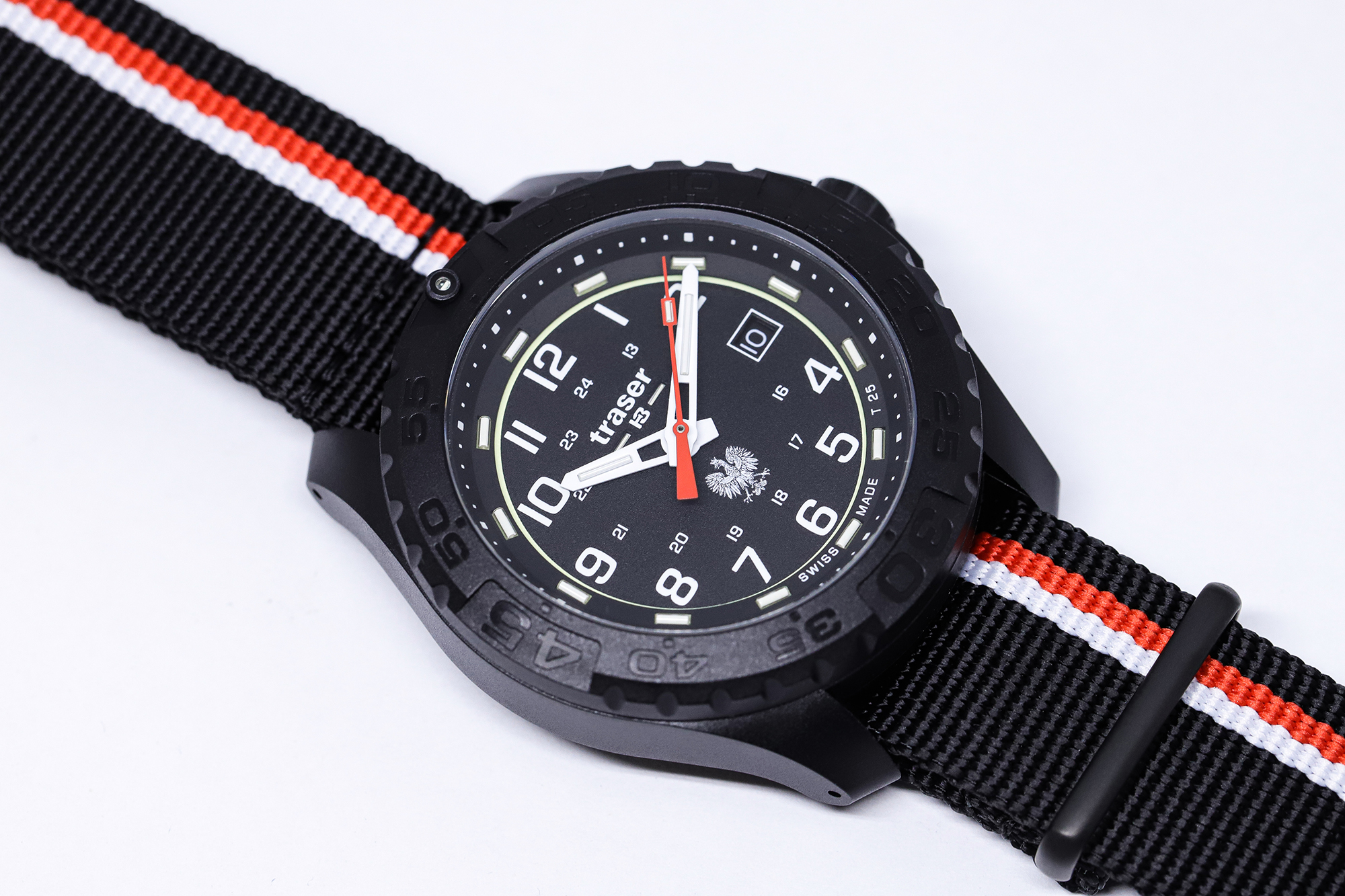 zegarek Traser TS-07021831 PATRIOTA Edycja Specjalna P96 OdP Evolution Black P96 Outdoor Pioneer Evolution szafirowe
