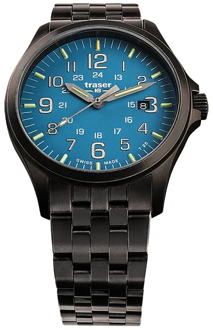 Traser TS-108740 P67 Officer Pro P67 Officer Pro GunMetal SkyBlue - zdjęcie 1
