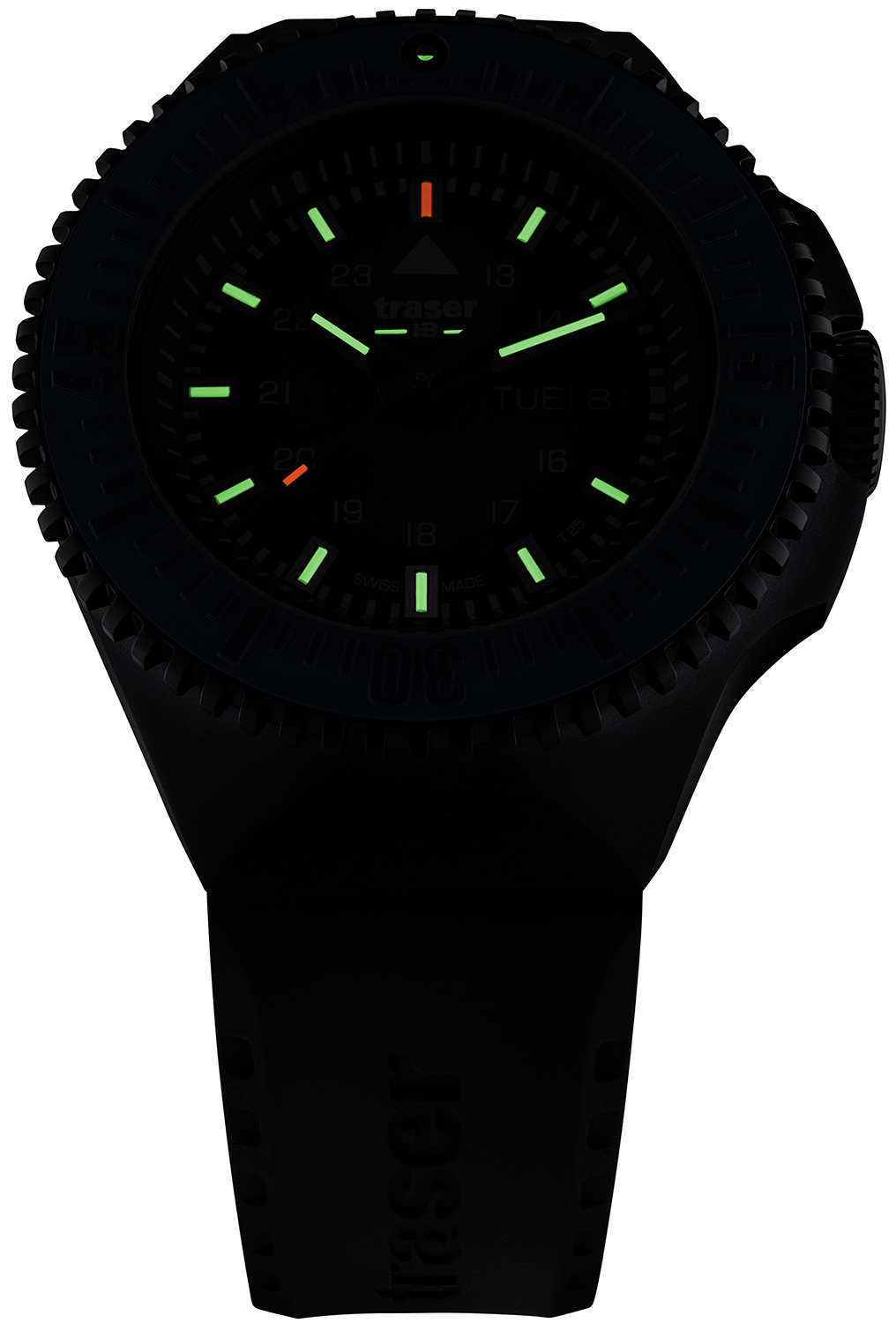 zegarek Traser TS-109855 kwarcowy męski P69 Black Stealth - miniatura 6