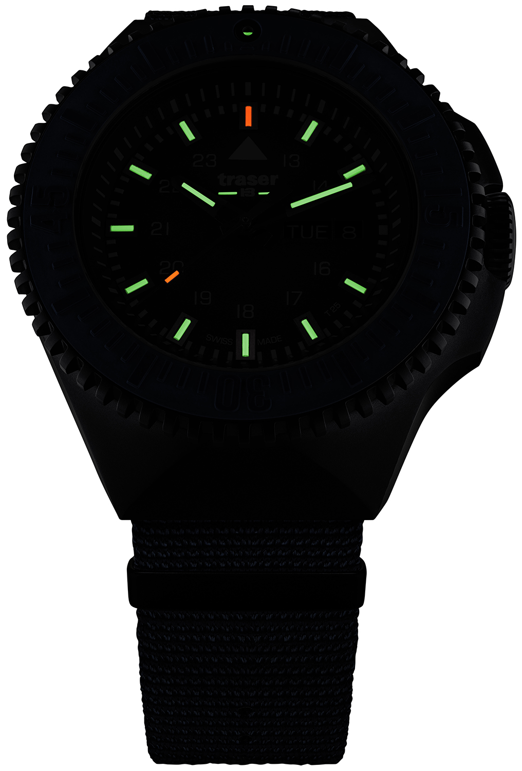 zegarek Traser TS-109856 kwarcowy męski P69 Black Stealth - miniatura 6