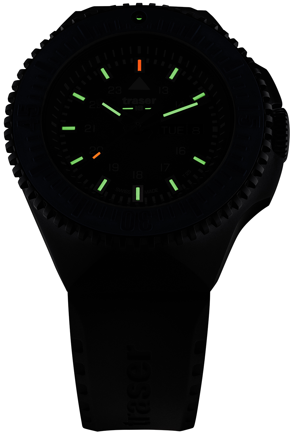 zegarek Traser TS-109861 kwarcowy męski P69 Black Stealth - miniatura 6