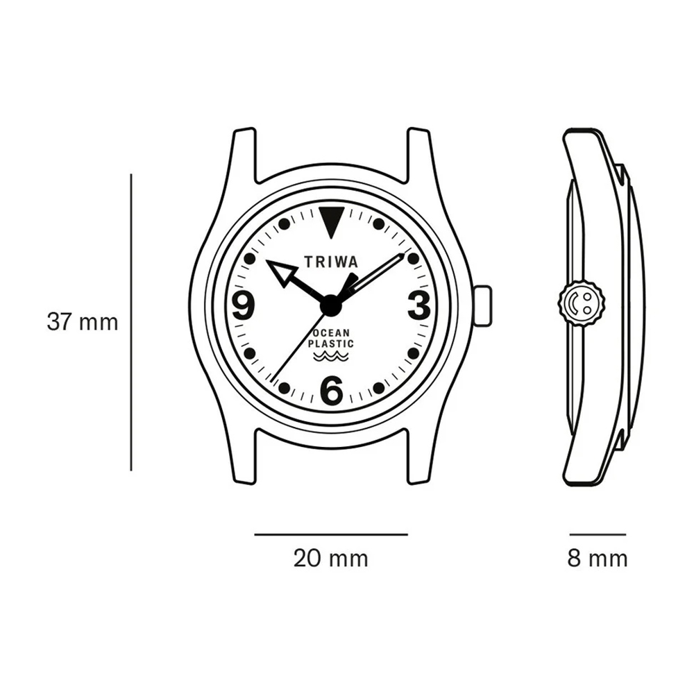 zegarek Triwa TFO103-CL153512 kwarcowy męski Ocean Plastic - miniatura 7