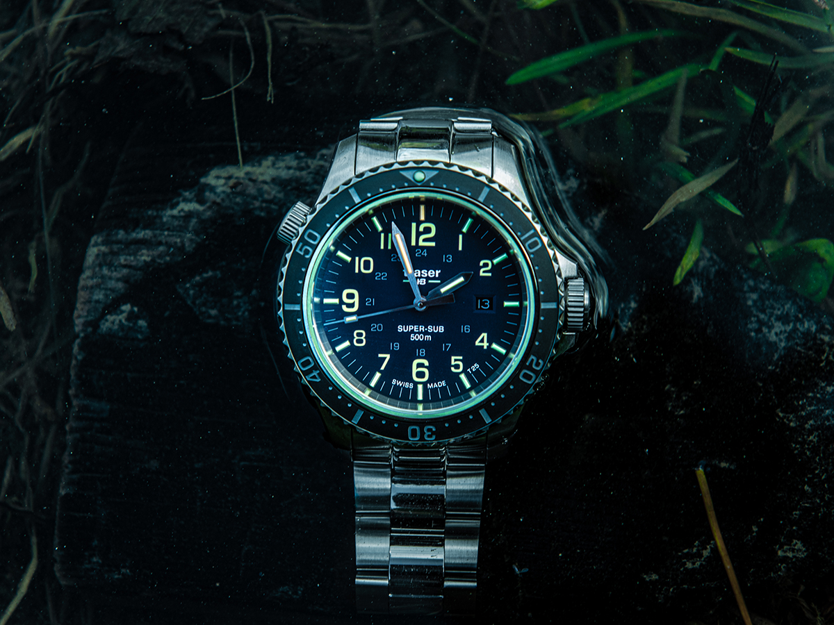 zegarek Traser TS-109375 P67 SuperSub Blue P67 SuperSub szafirowe - miniatura 10