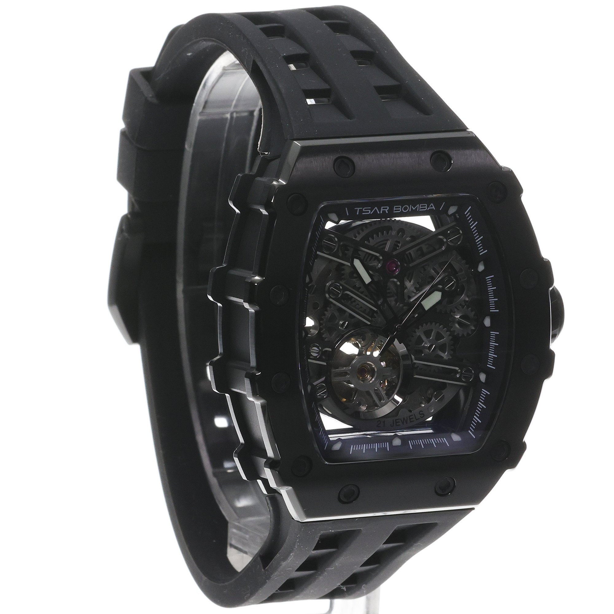zegarek Tsar Bomba TB8208A-15 automatyczny męski Elemental Elemental Automatic Black