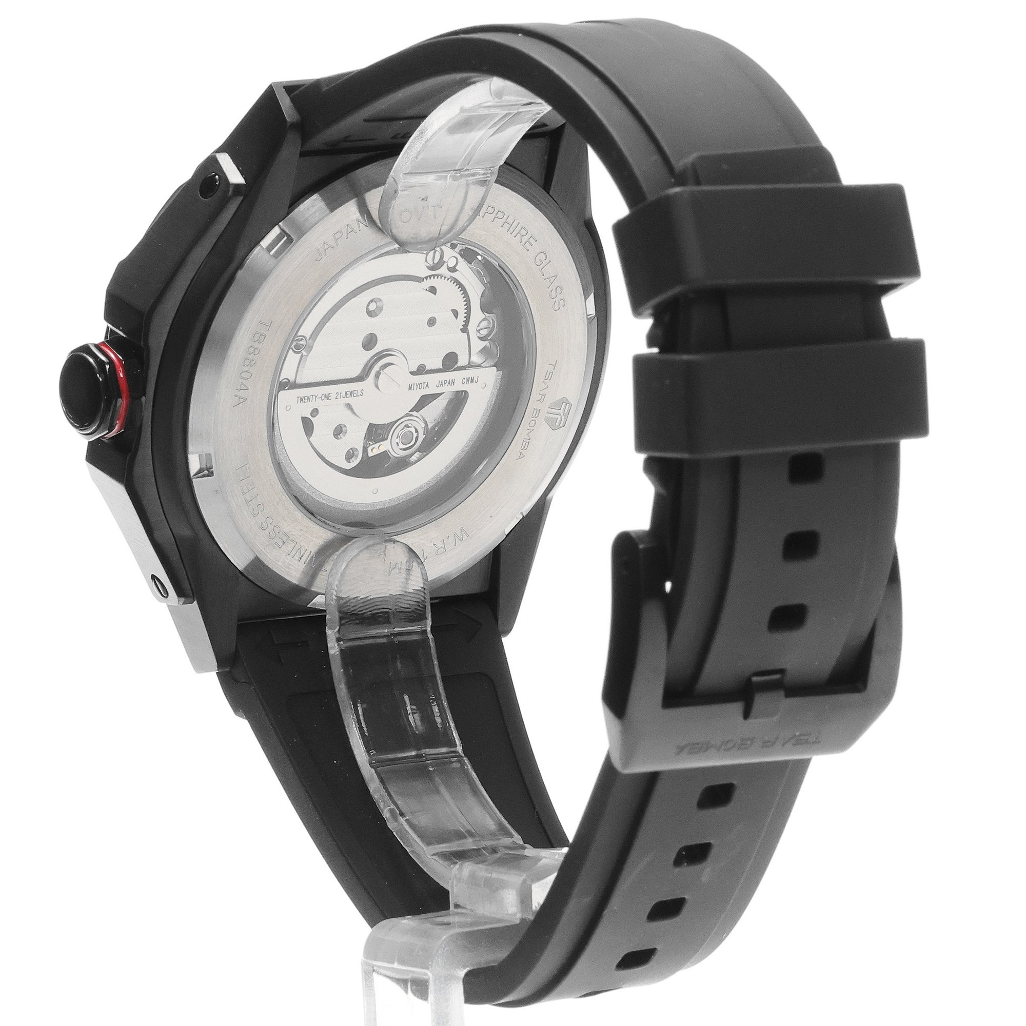 zegarek Tsar Bomba TB8804A-02 automatyczny męski Elemental Elemental Automatic Silver Black - miniatura 4