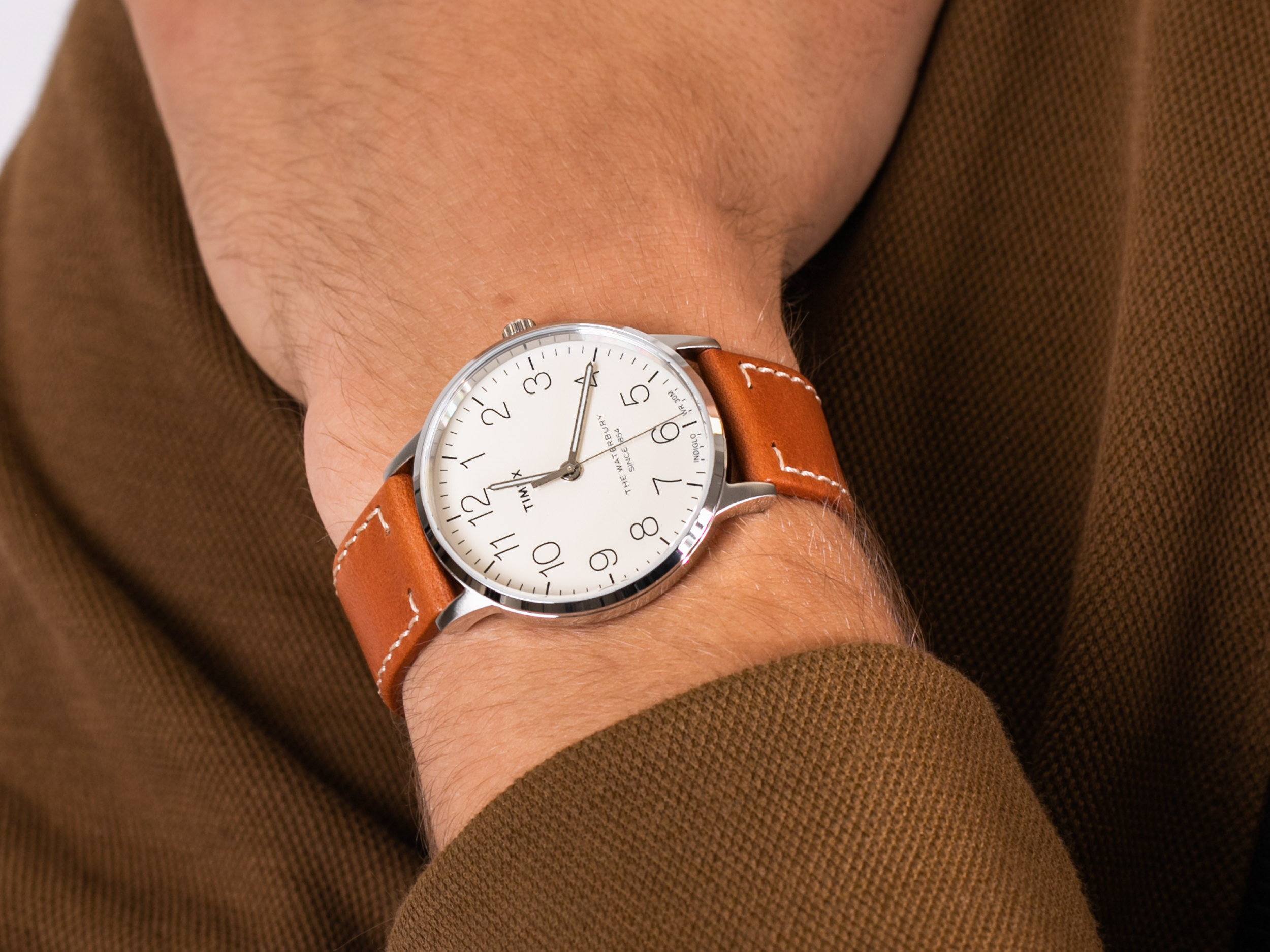 zegarek Timex TW2R25600 srebrny Waterbury
