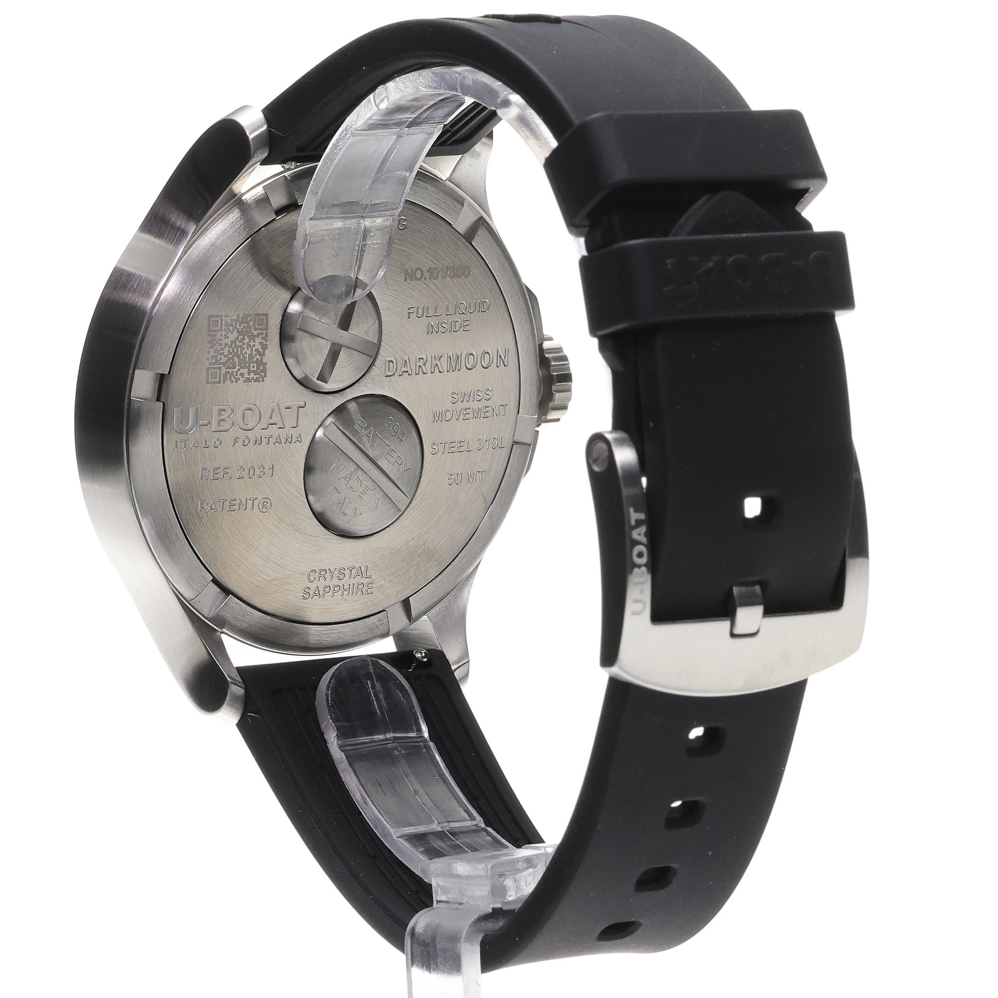 zegarek U-BOAT 2031 kwarcowy męski Darkmoon 25° SS GREEN SOLEIL