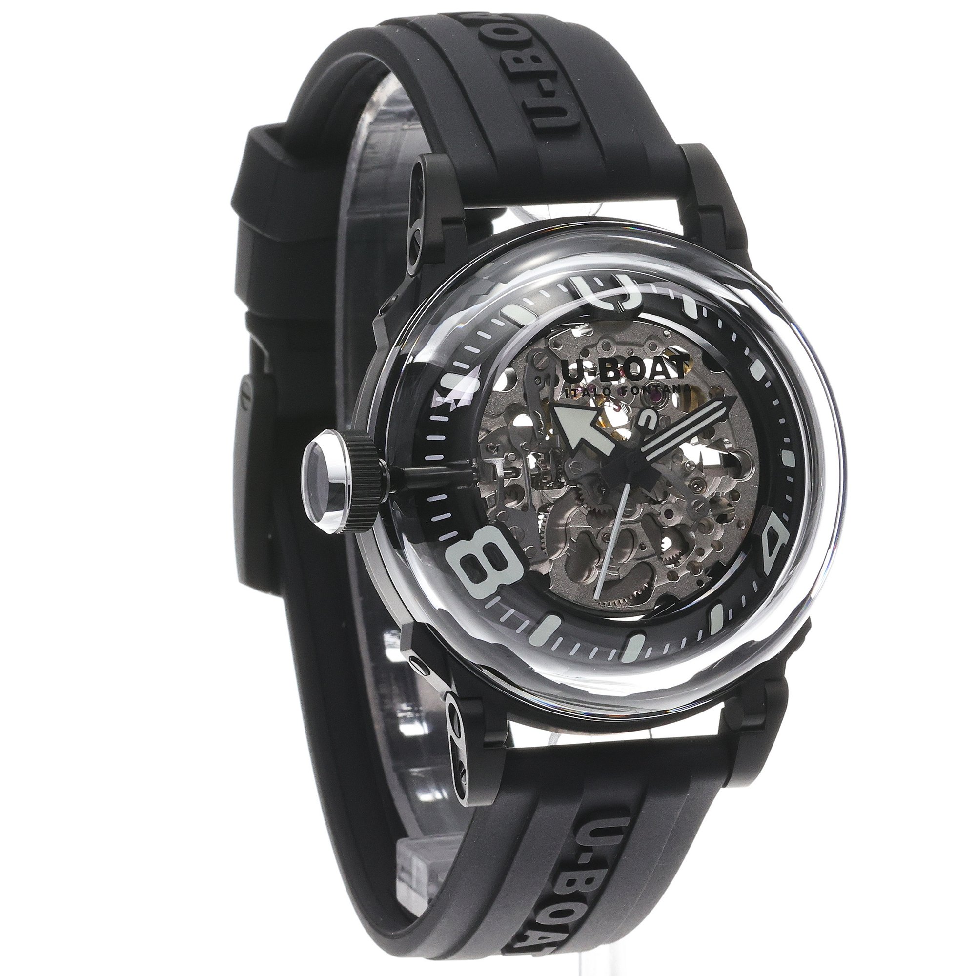 zegarek U-BOAT 3349 automatyczny męski U-65 U-65 AUTOMATIC 44mm PVD WHITE - miniatura 3