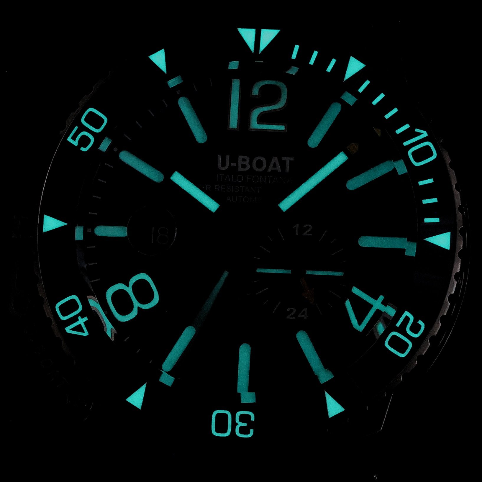 zegarek U-BOAT 9519 automatyczny męski Classico SOMMERSO GHIERA CERAMICA AUTOMATIC