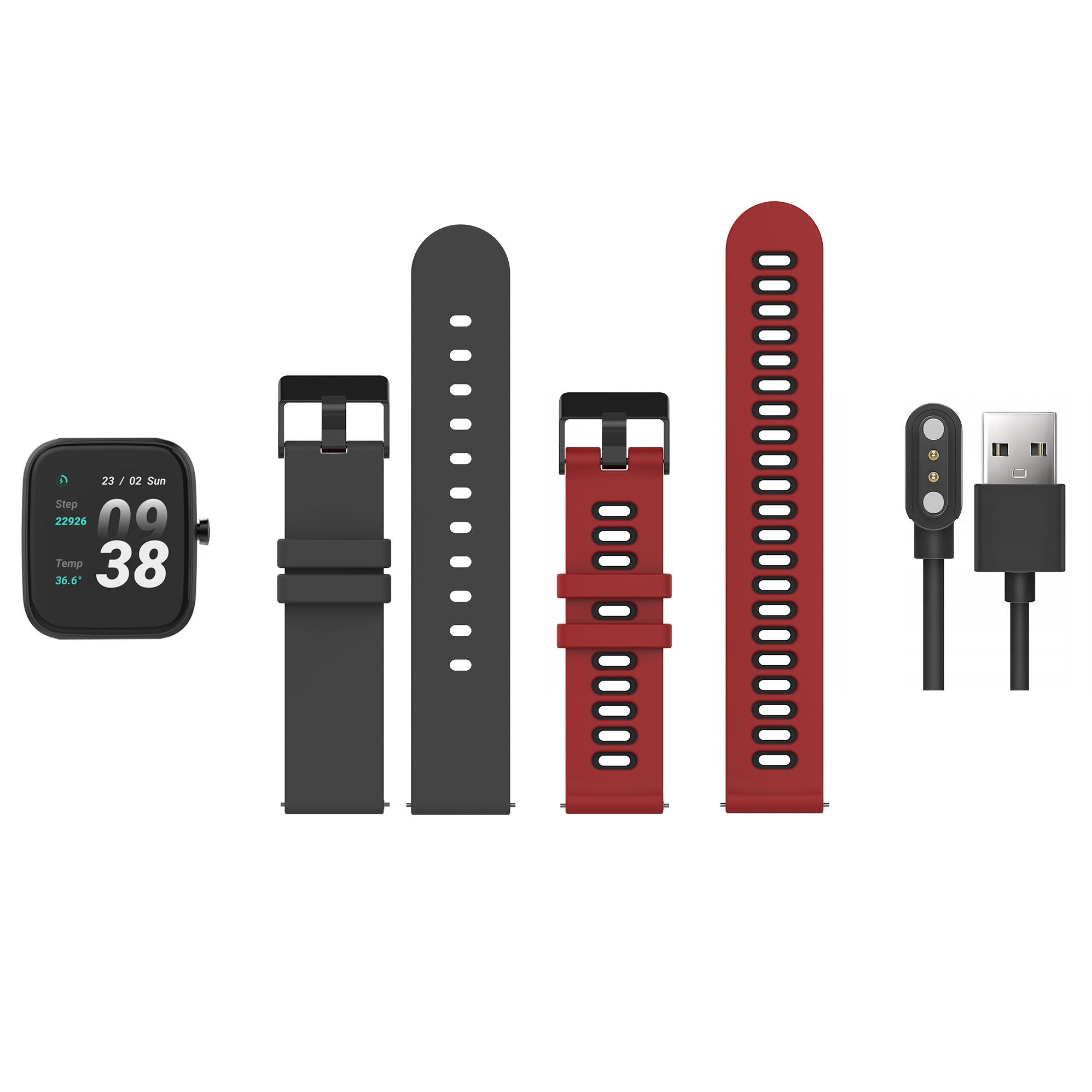 zegarek Vector Smart VCTR-31-01BK-SET czarny Smartwatch - miniatura 2